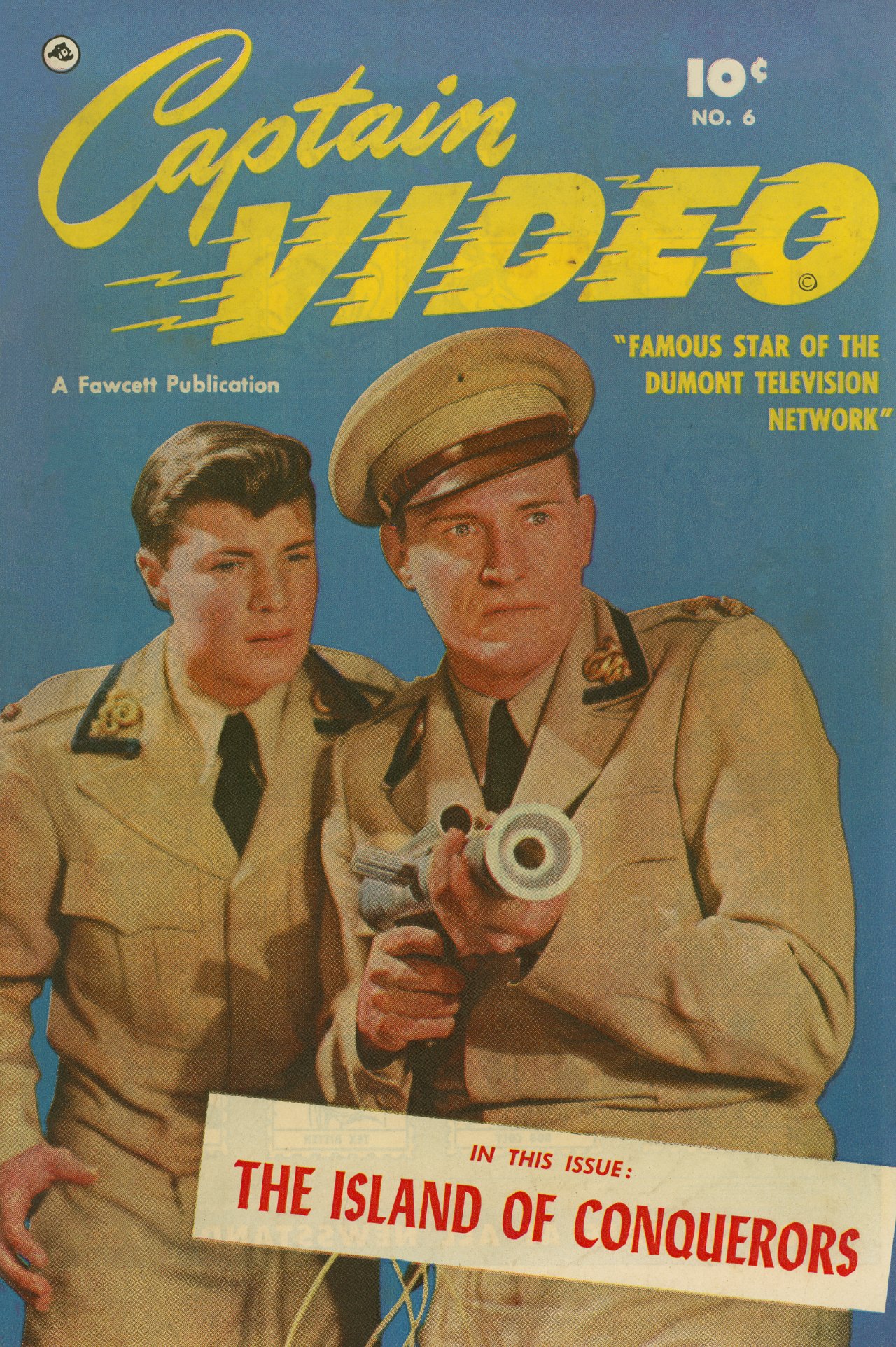Read online Captain Video comic -  Issue # 006 (1951) 36pg c2c Fawcet (JVJ-Geo) - 1