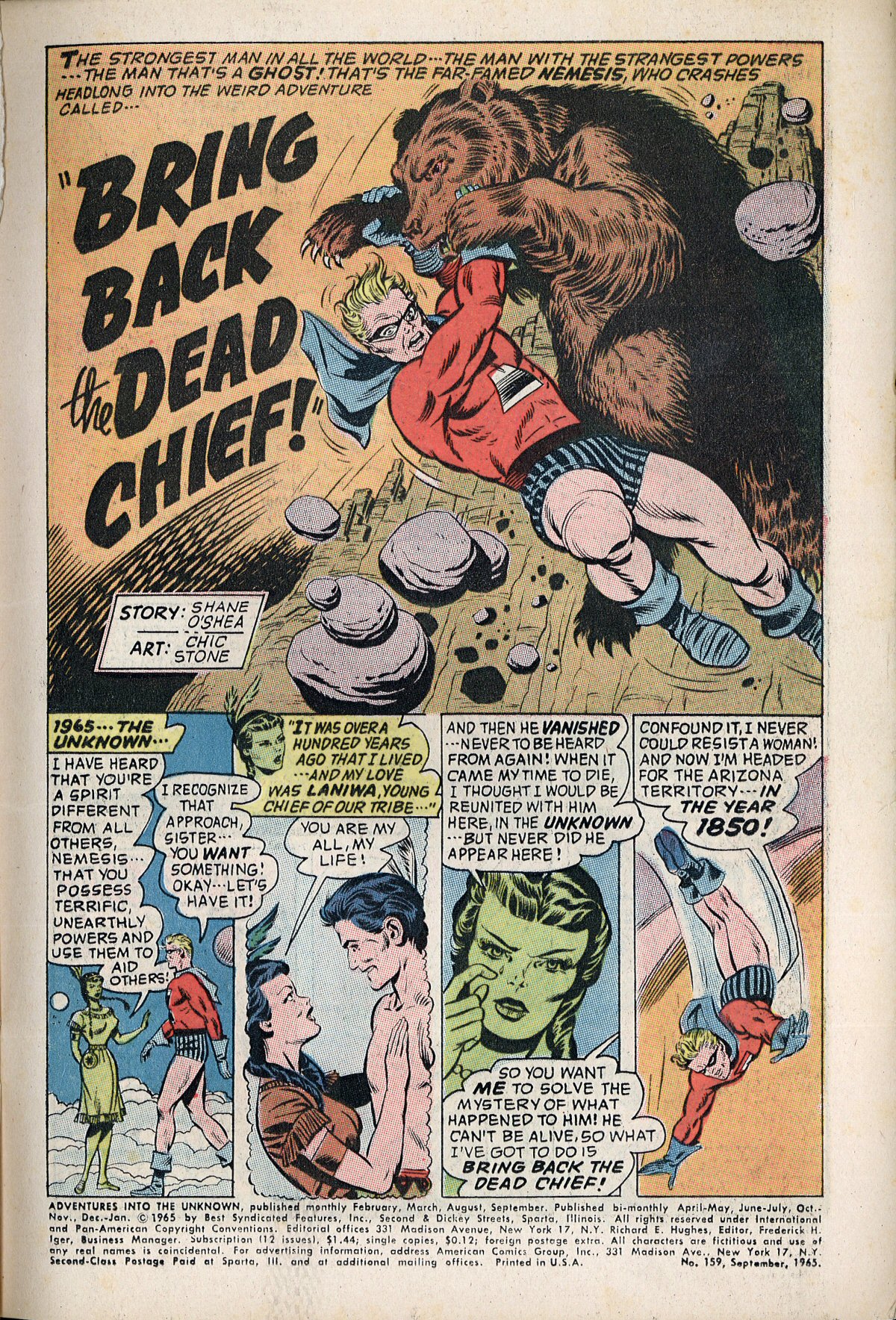 Read online Adventures Into The Unknown comic -  Issue #159 - 3