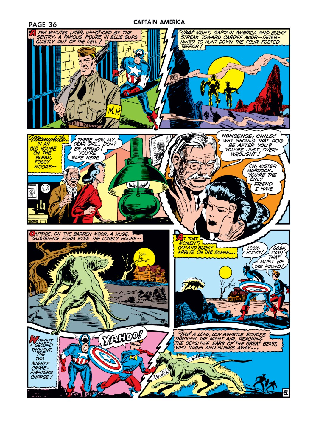 Read online Captain America Comics comic -  Issue #10 - 36