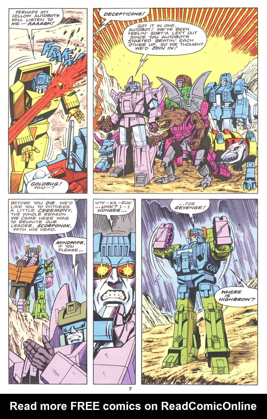 Read online The Transformers (UK) comic -  Issue #201 - 7
