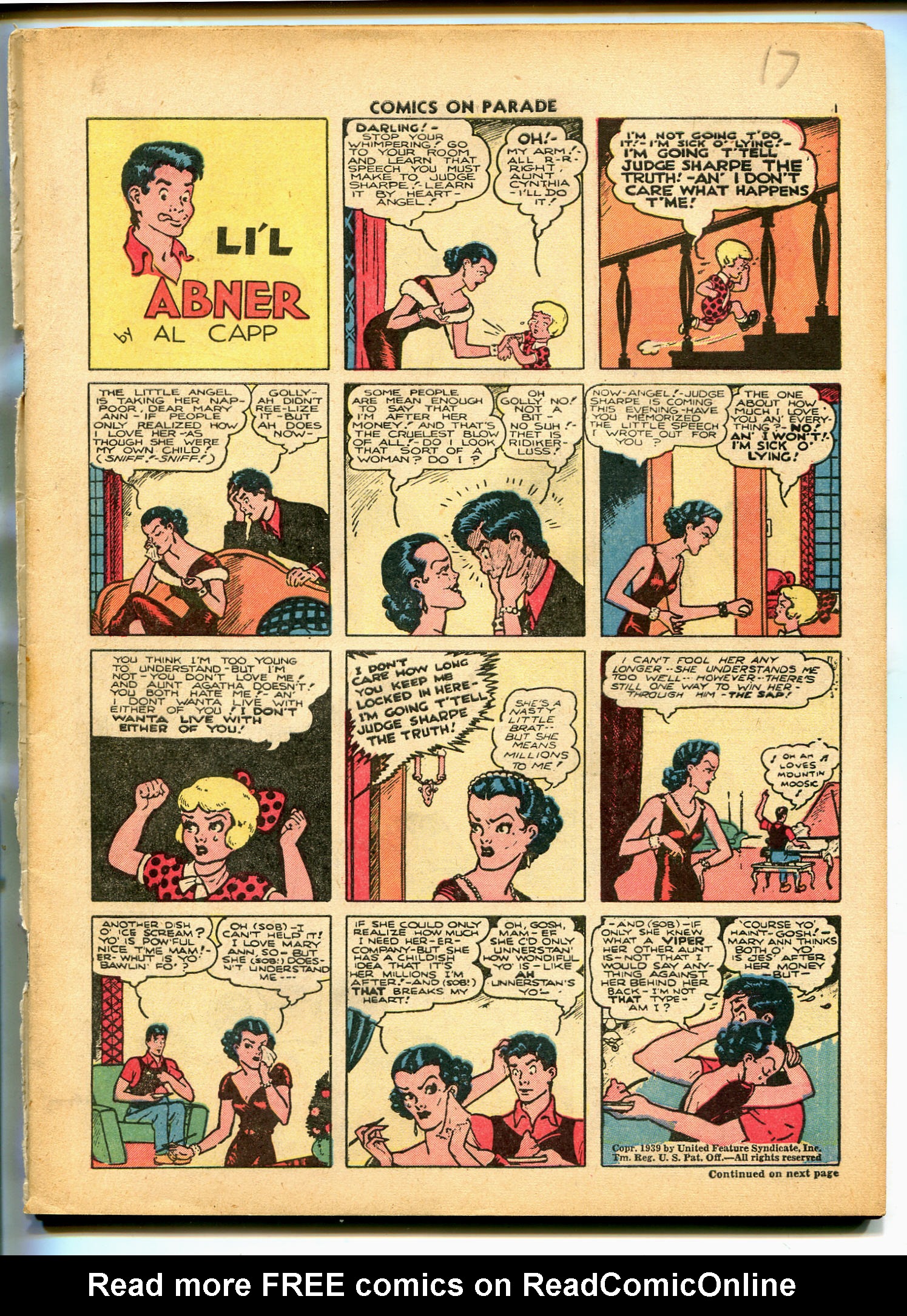 Read online Comics on Parade comic -  Issue #17 - 2