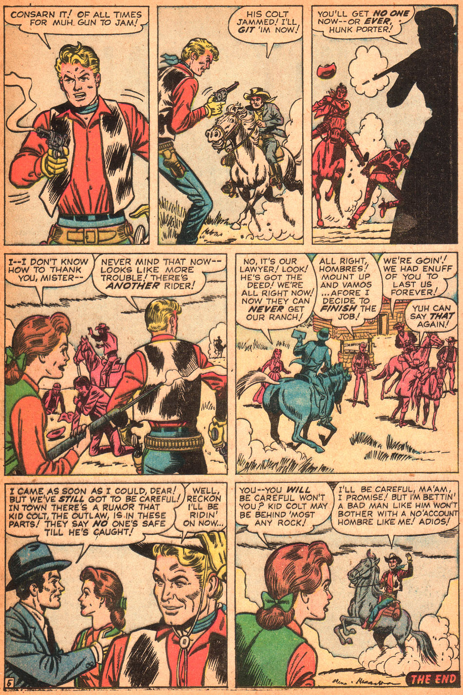 Read online Kid Colt Outlaw comic -  Issue #85 - 17
