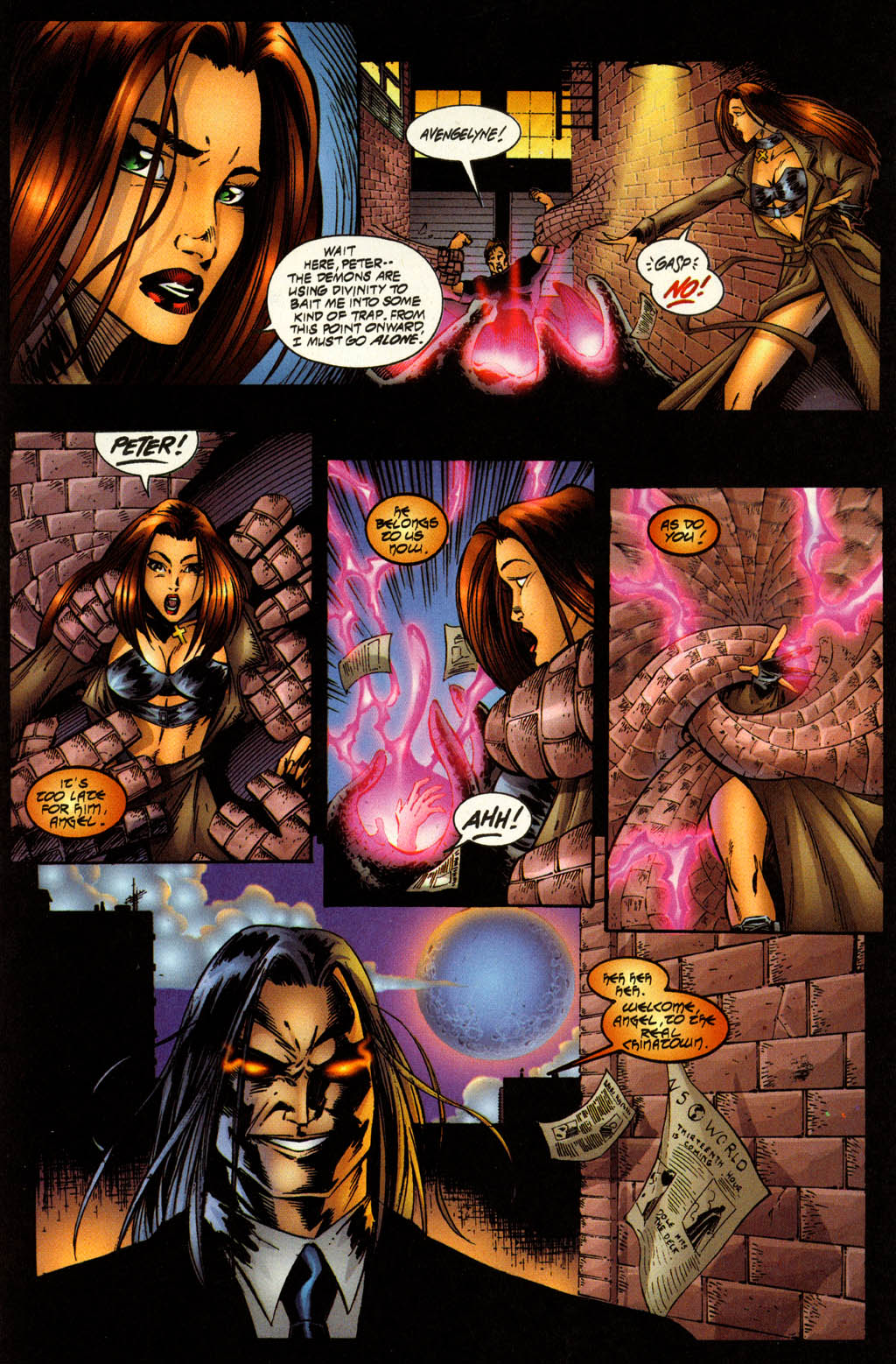 Read online Avengelyne (1996) comic -  Issue #7 - 8