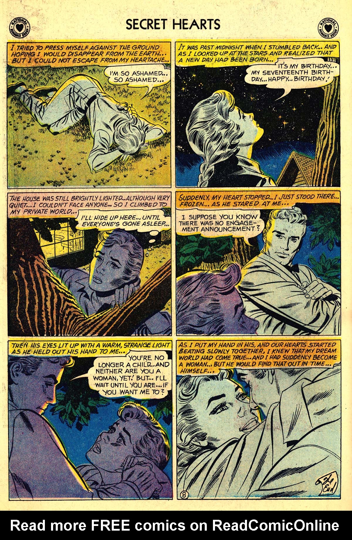 Read online Secret Hearts comic -  Issue #64 - 34