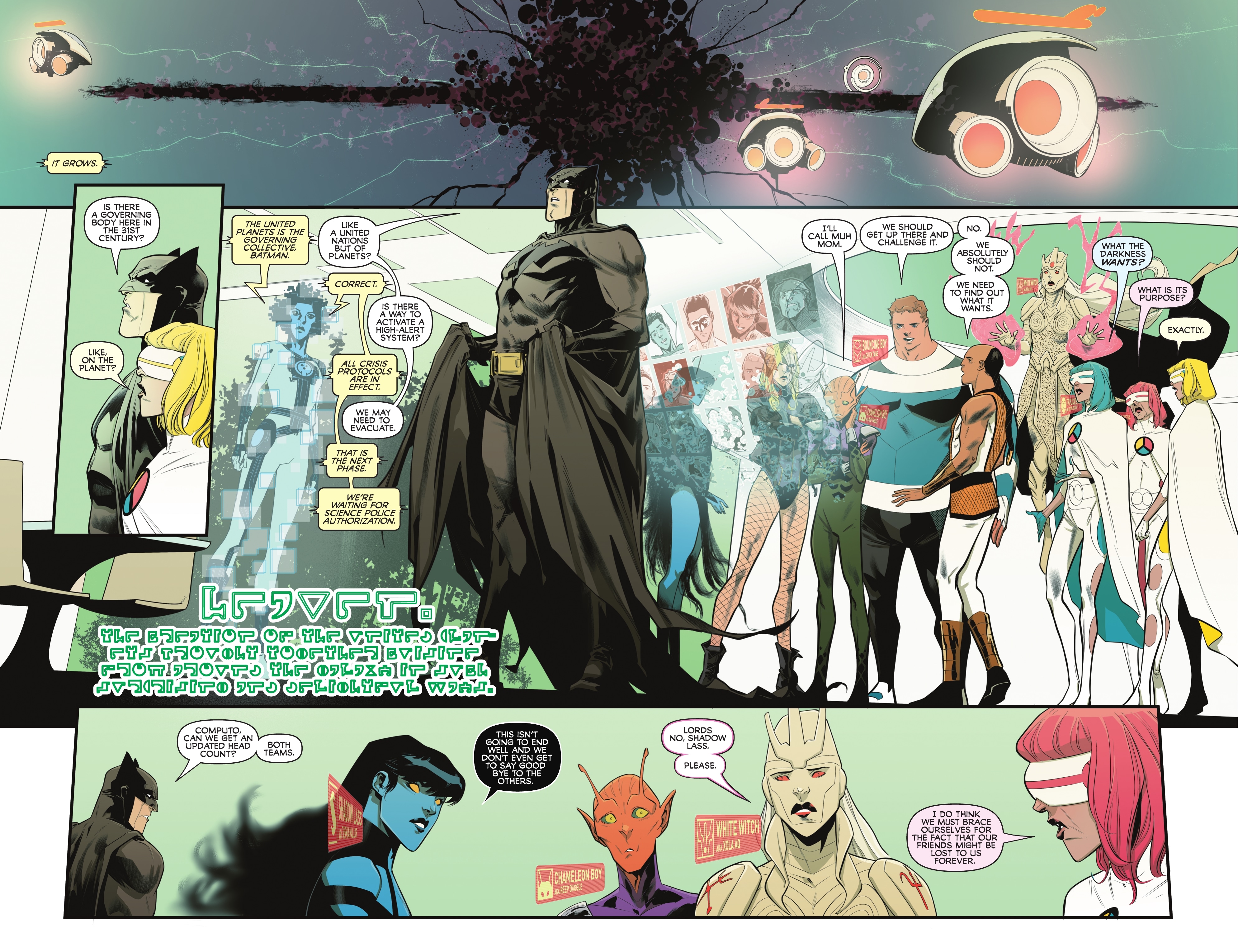 Read online Justice League vs. The Legion of Super-Heroes comic -  Issue #4 - 6