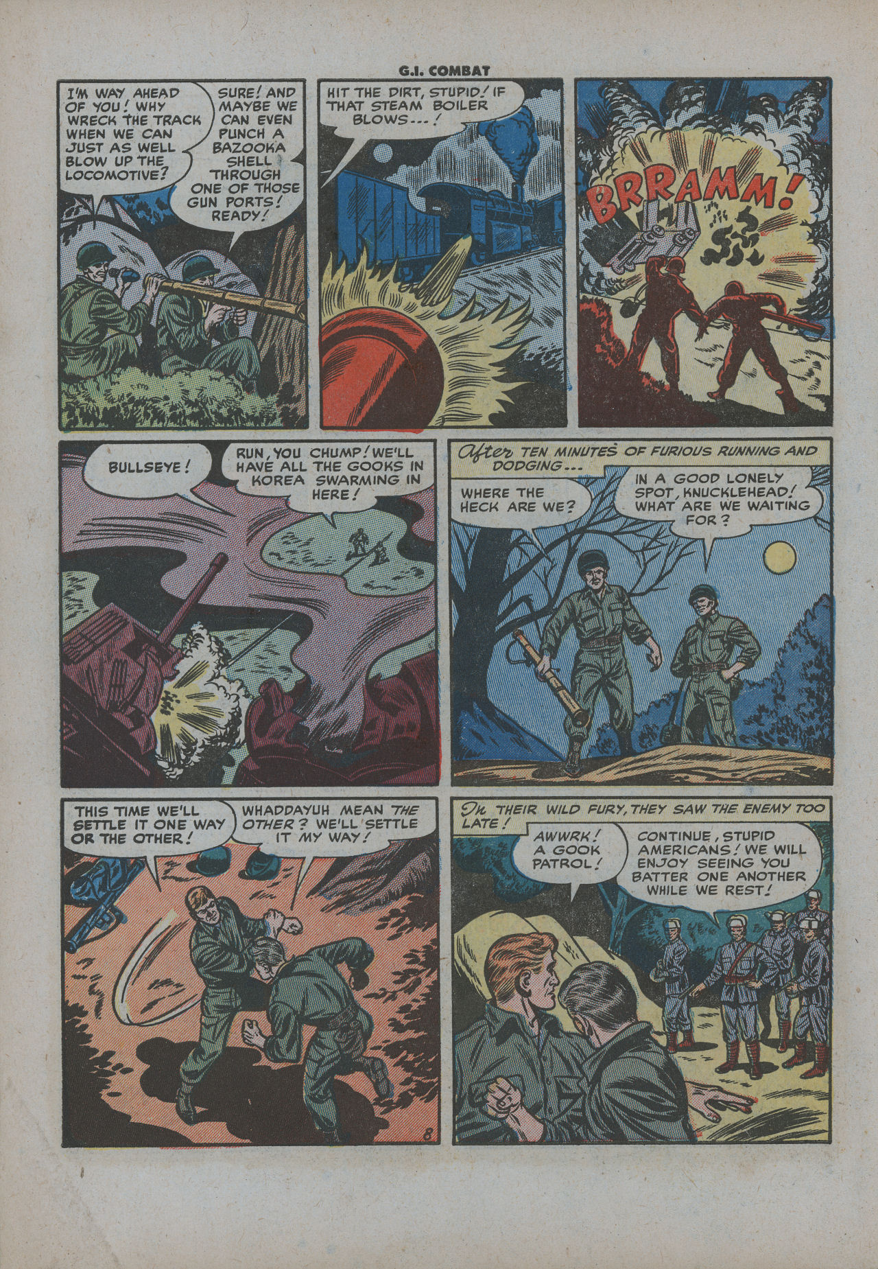 Read online G.I. Combat (1952) comic -  Issue #6 - 10