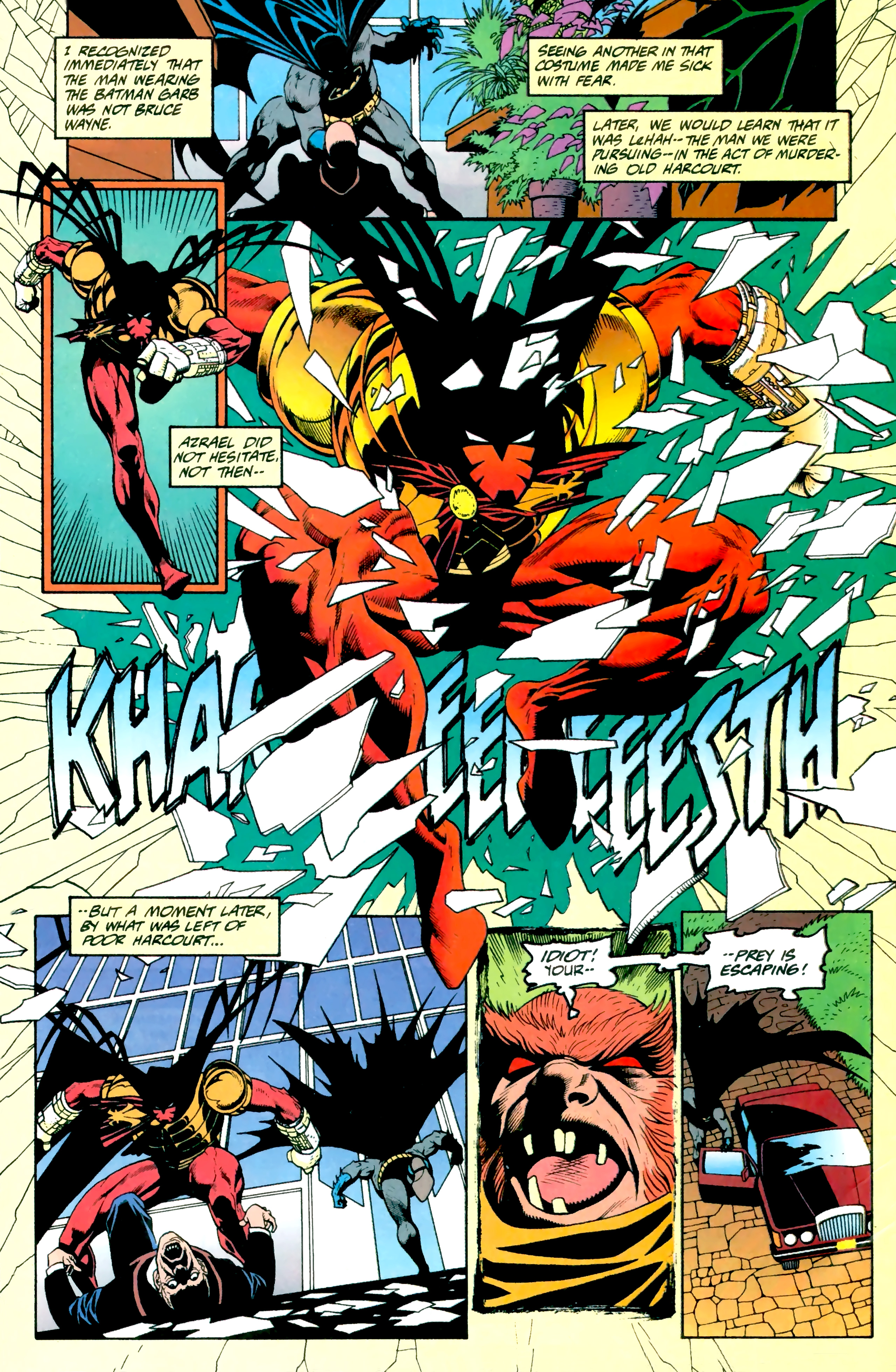 Read online Batman: Sword of Azrael comic -  Issue #4 - 6