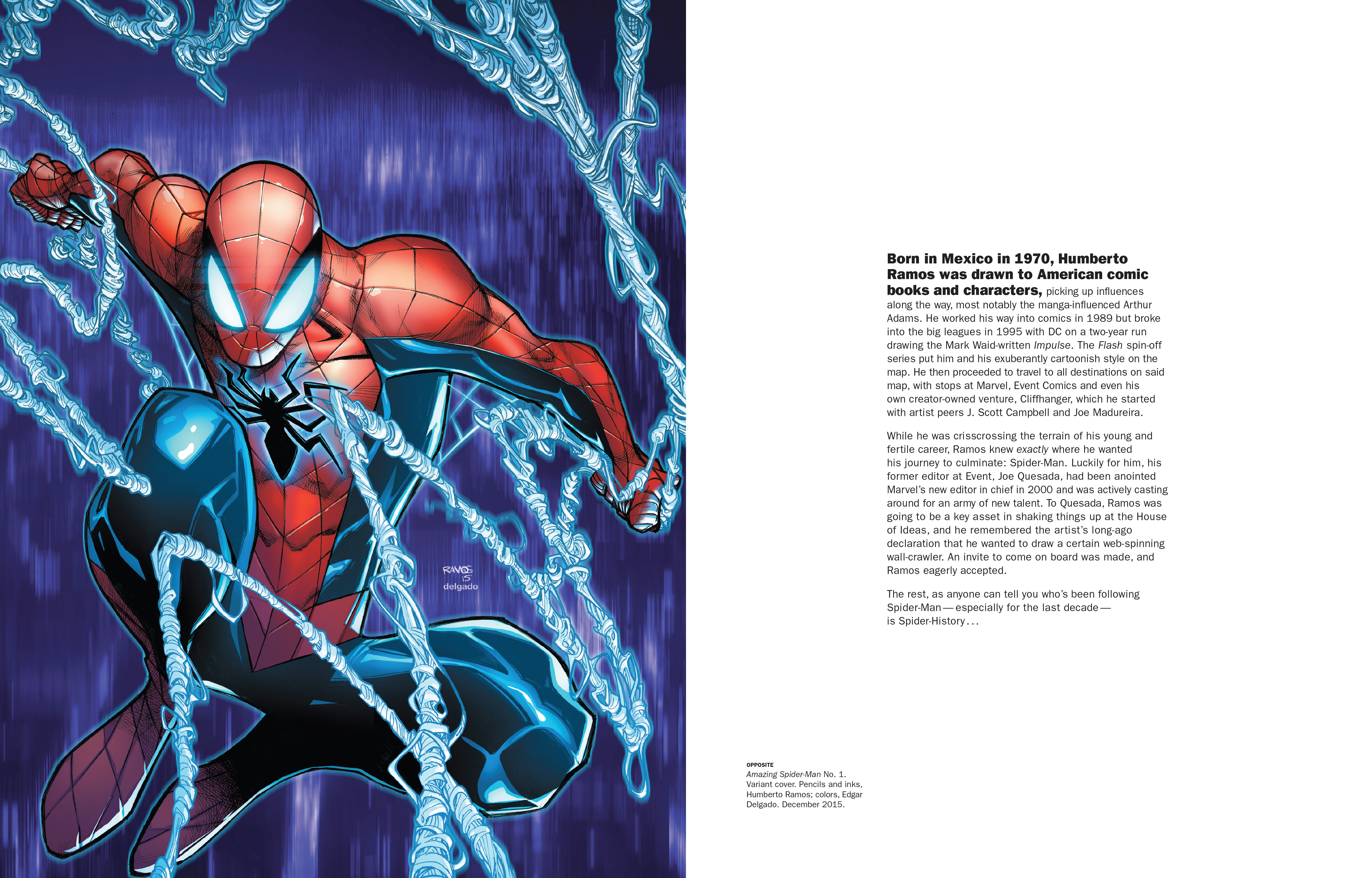 Read online Marvel Monograph: The Art of Humberto Ramos: Spider-Man comic -  Issue # TPB - 4