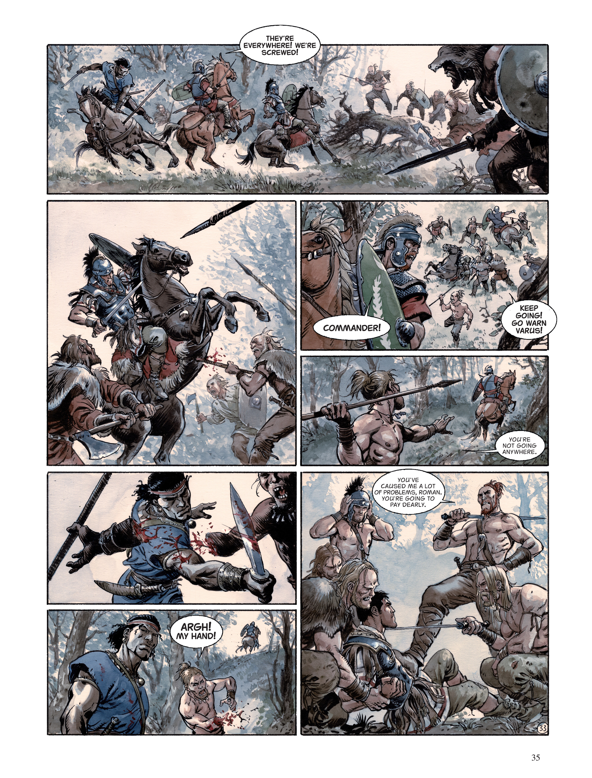 Read online The Eagles of Rome comic -  Issue # TPB 4 - 36