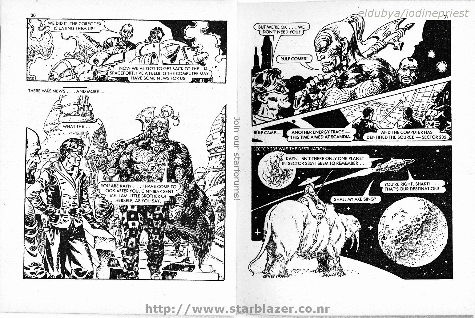 Read online Starblazer comic -  Issue #167 - 17