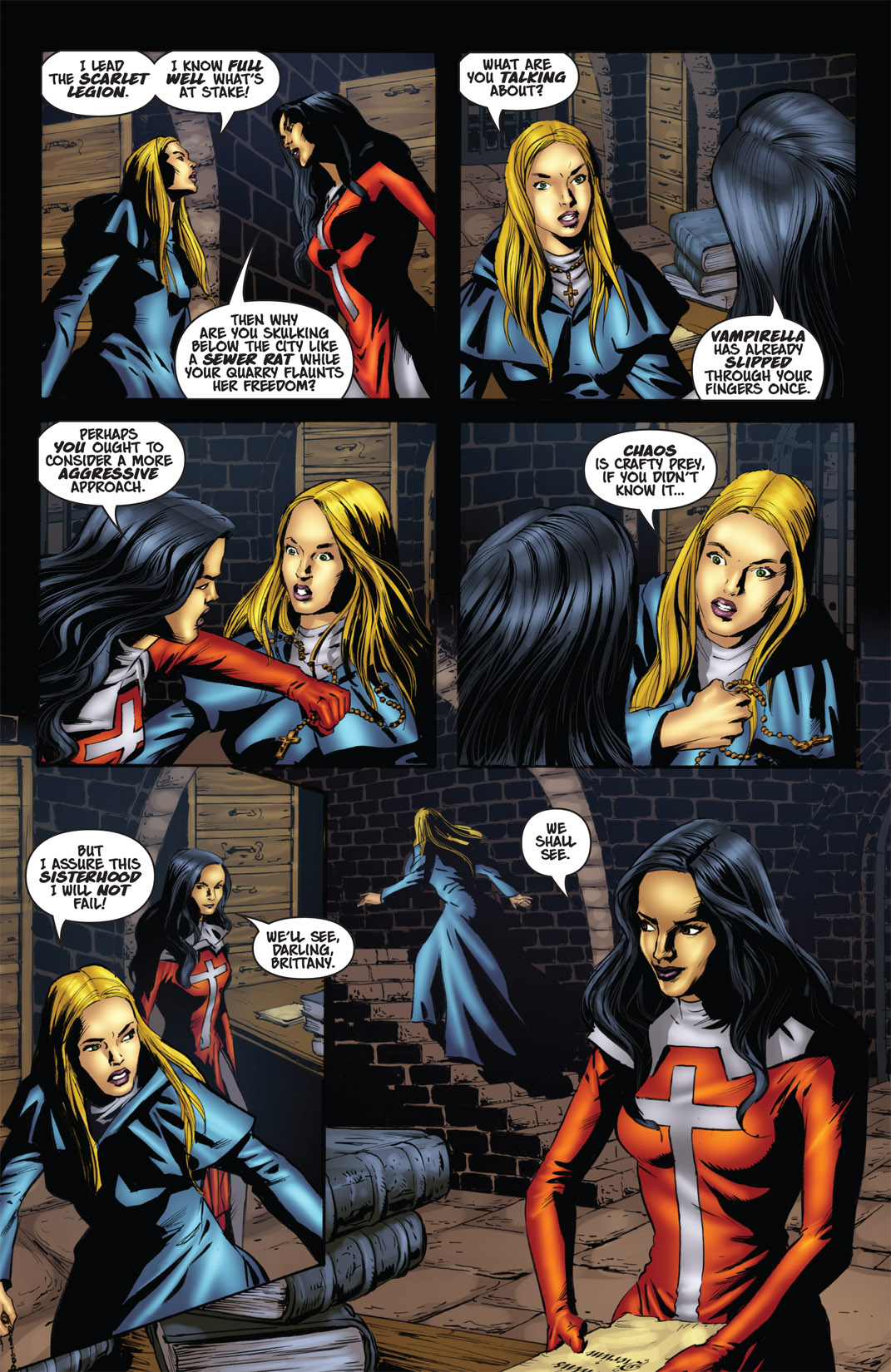 Read online Vampirella and the Scarlet Legion comic -  Issue # TPB - 61