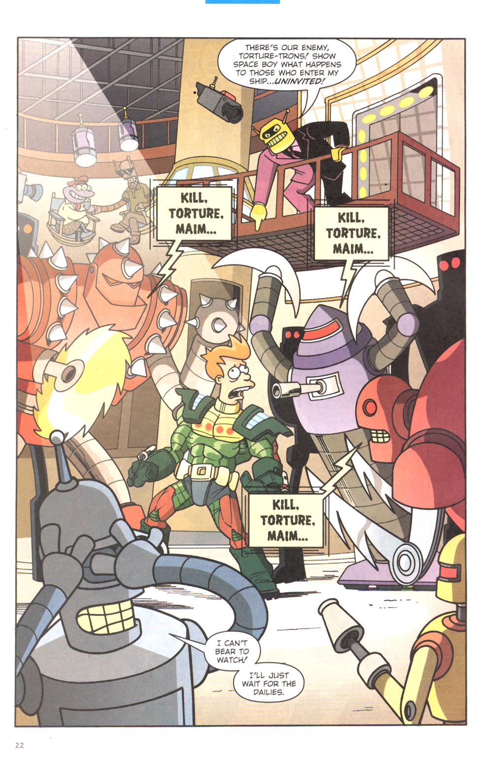 Read online Futurama Comics comic -  Issue #15 - 23