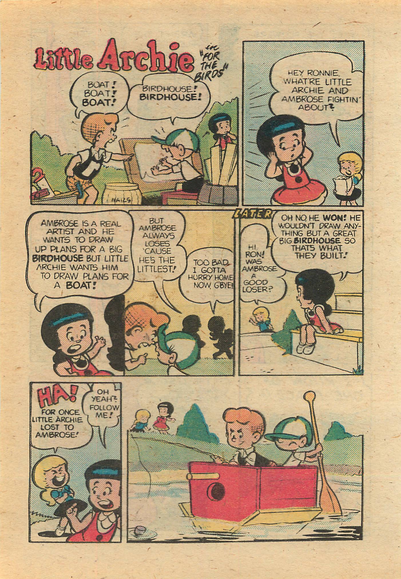 Read online Little Archie Comics Digest Magazine comic -  Issue #3 - 112