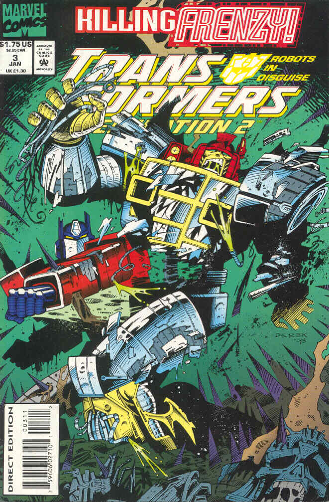 Read online Transformers: Generation 2 comic -  Issue #3 - 1