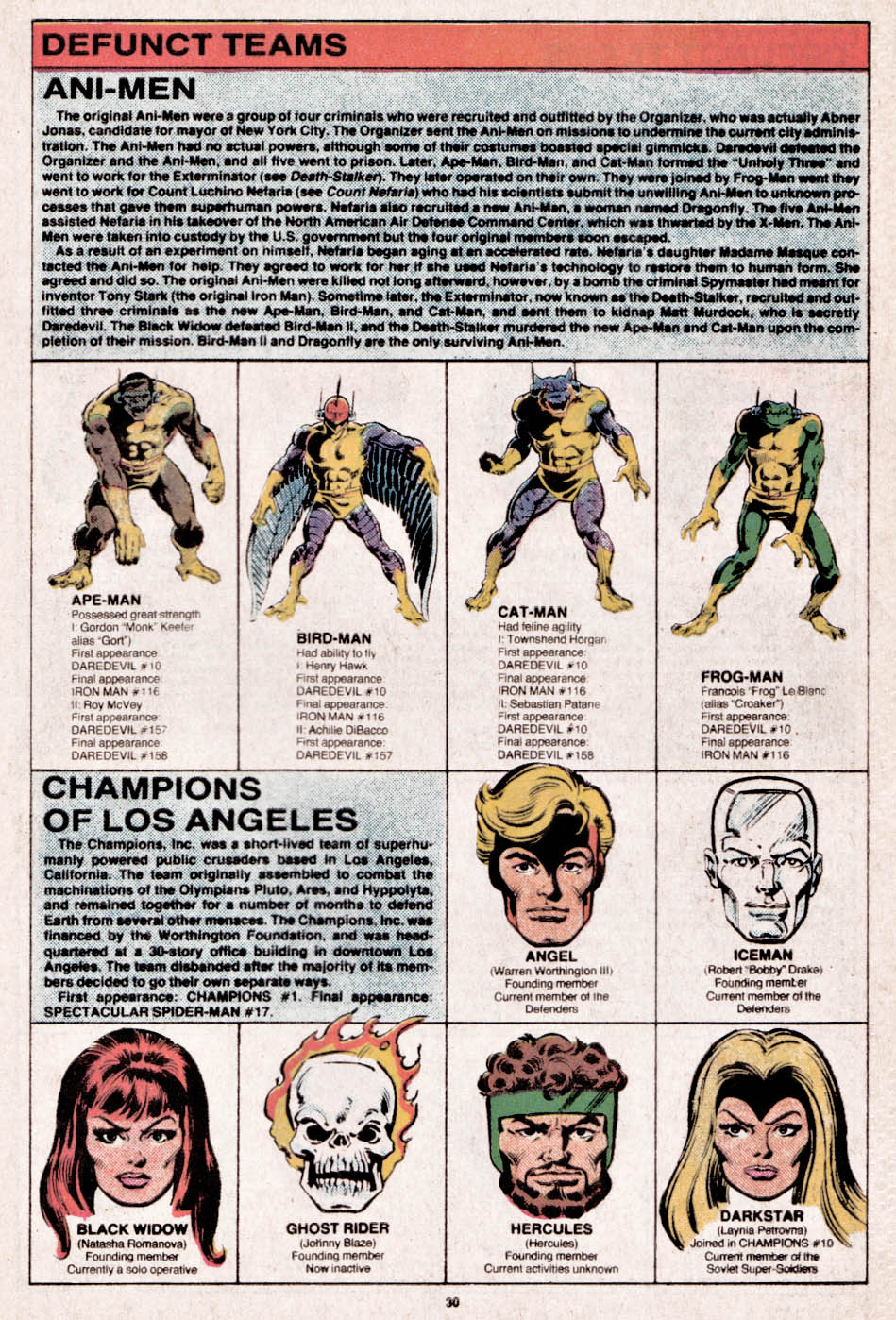 Read online The Official Handbook of the Marvel Universe comic -  Issue #13 - 31