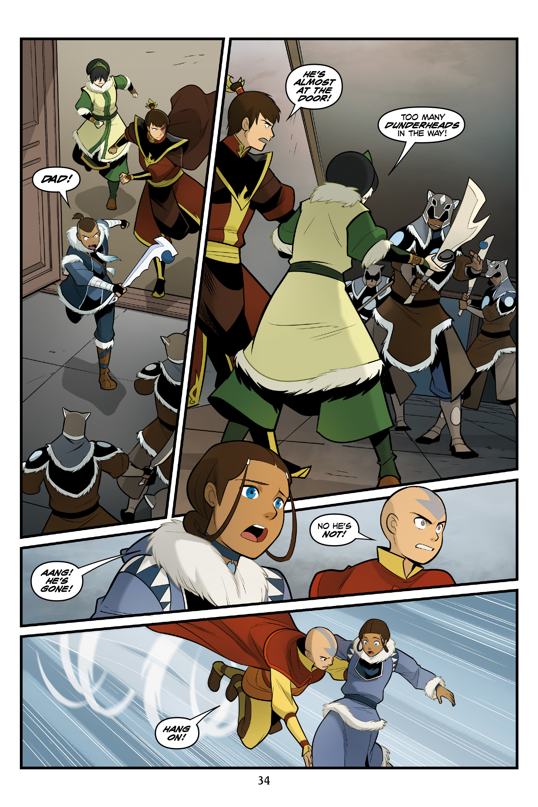 Read online Nickelodeon Avatar: The Last Airbender - North and South comic -  Issue #3 - 35