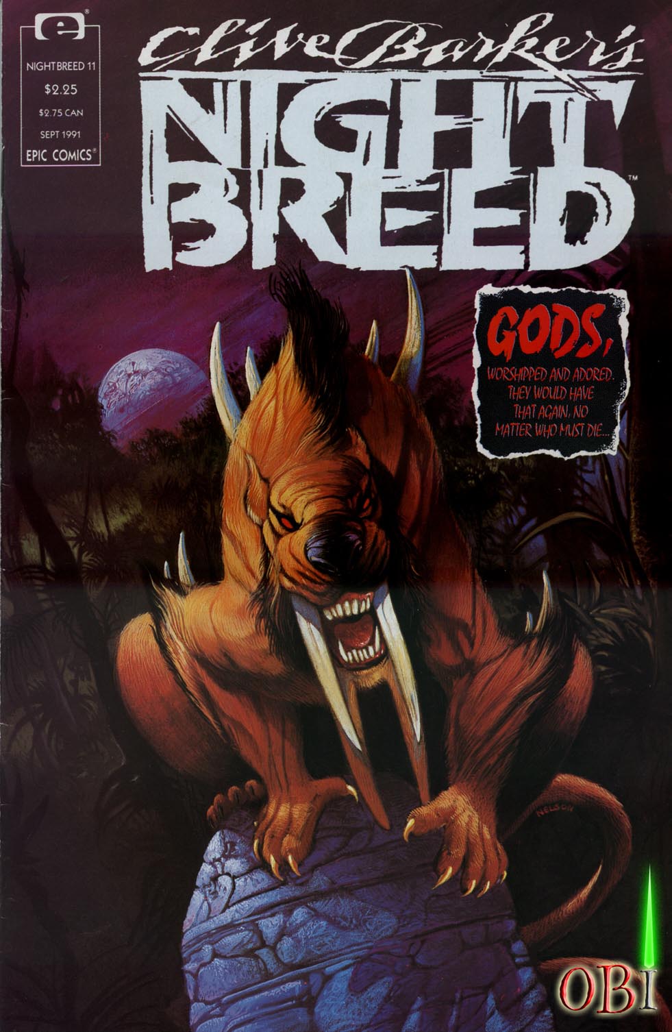 Read online Clive Barker's Night Breed (1990) comic -  Issue #11 - 1