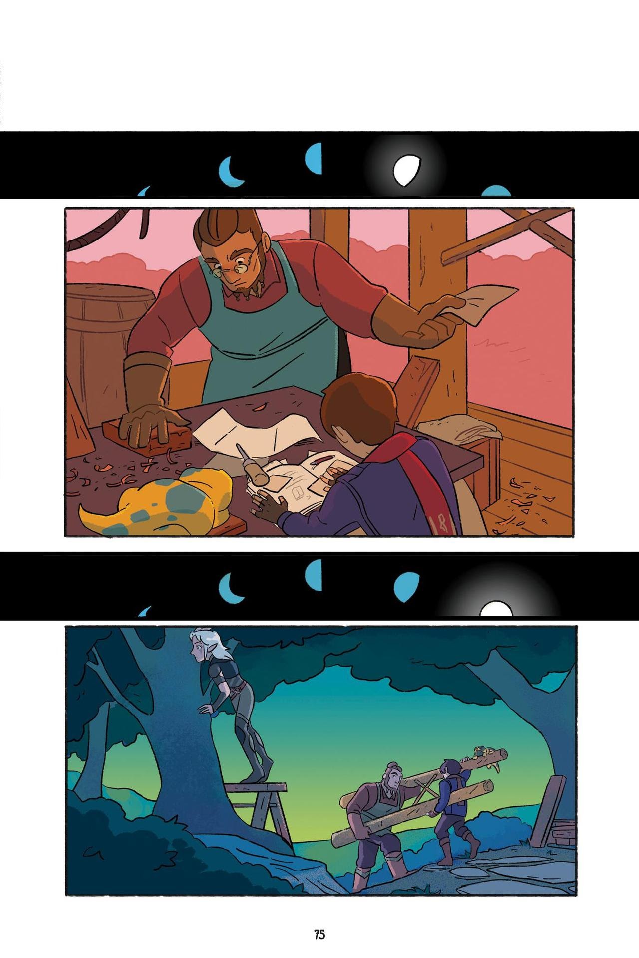 Read online Through the Moon: The Dragon Prince Graphic Novel comic -  Issue # TPB - 79