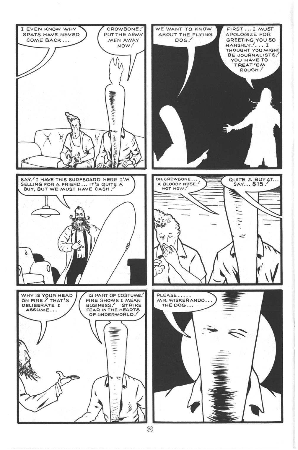 Read online Flaming Carrot Comics (1984) comic -  Issue #12 - 22