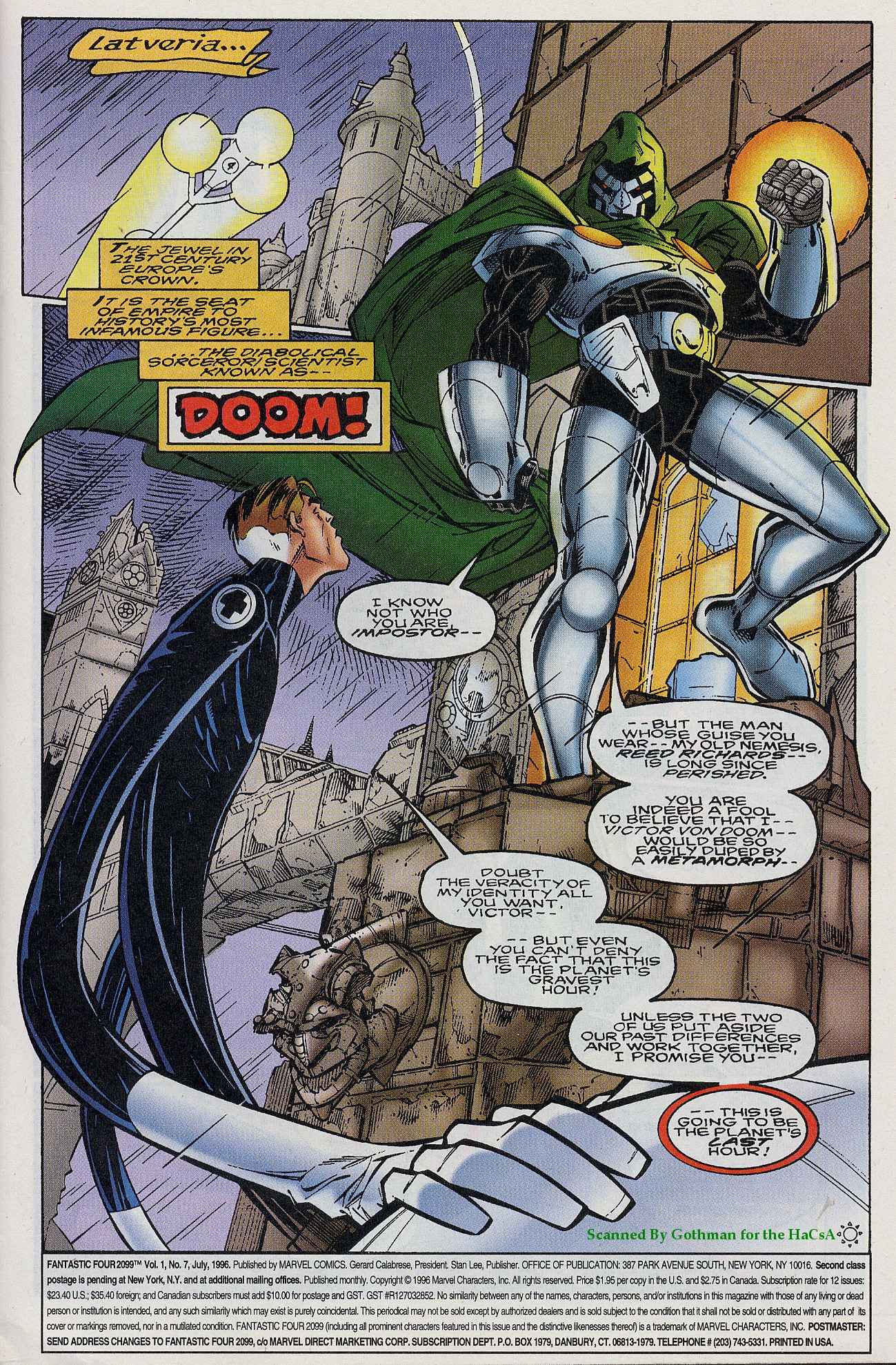 Read online Fantastic Four 2099 comic -  Issue #7 - 2