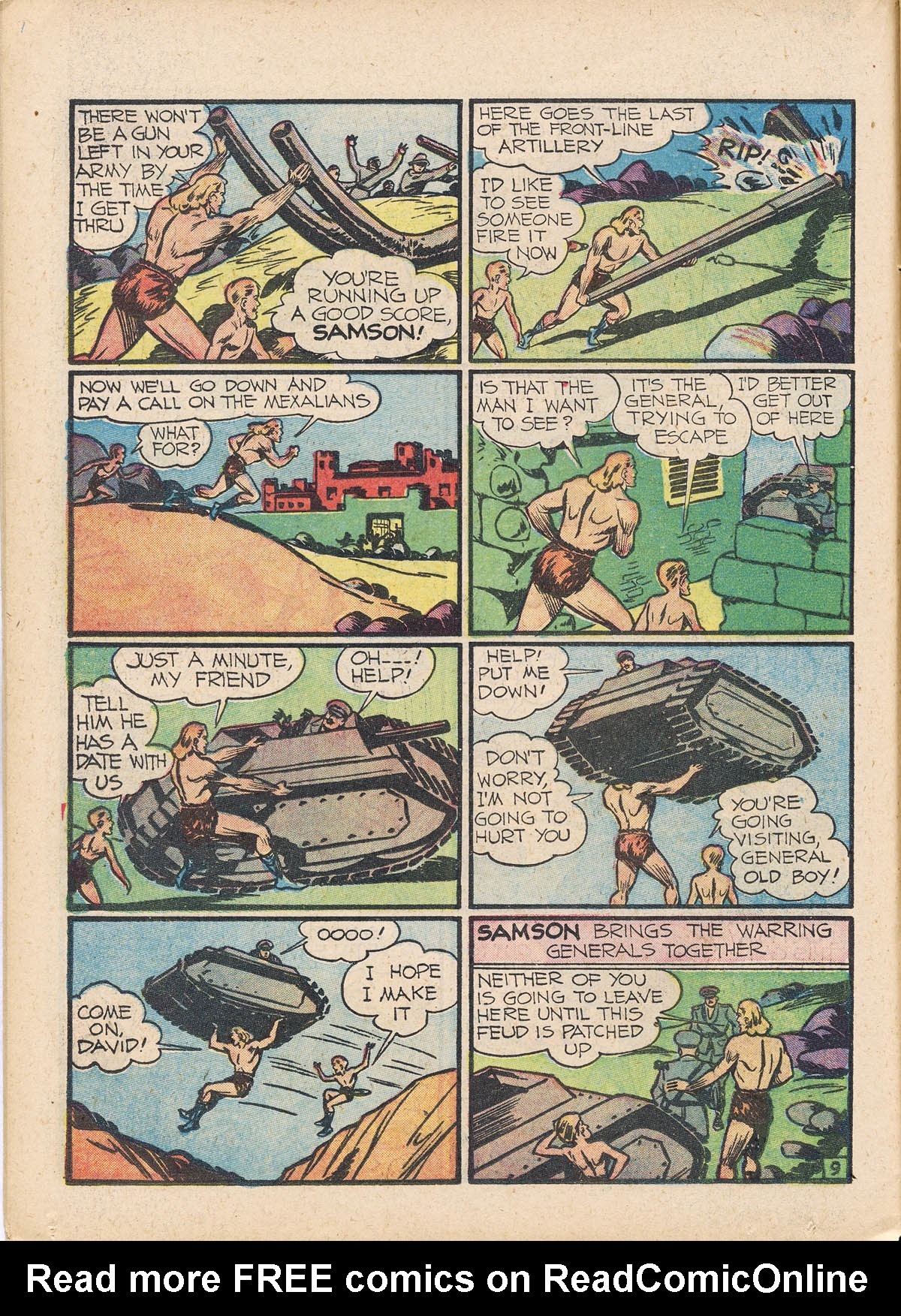 Read online Samson (1940) comic -  Issue #3 - 24