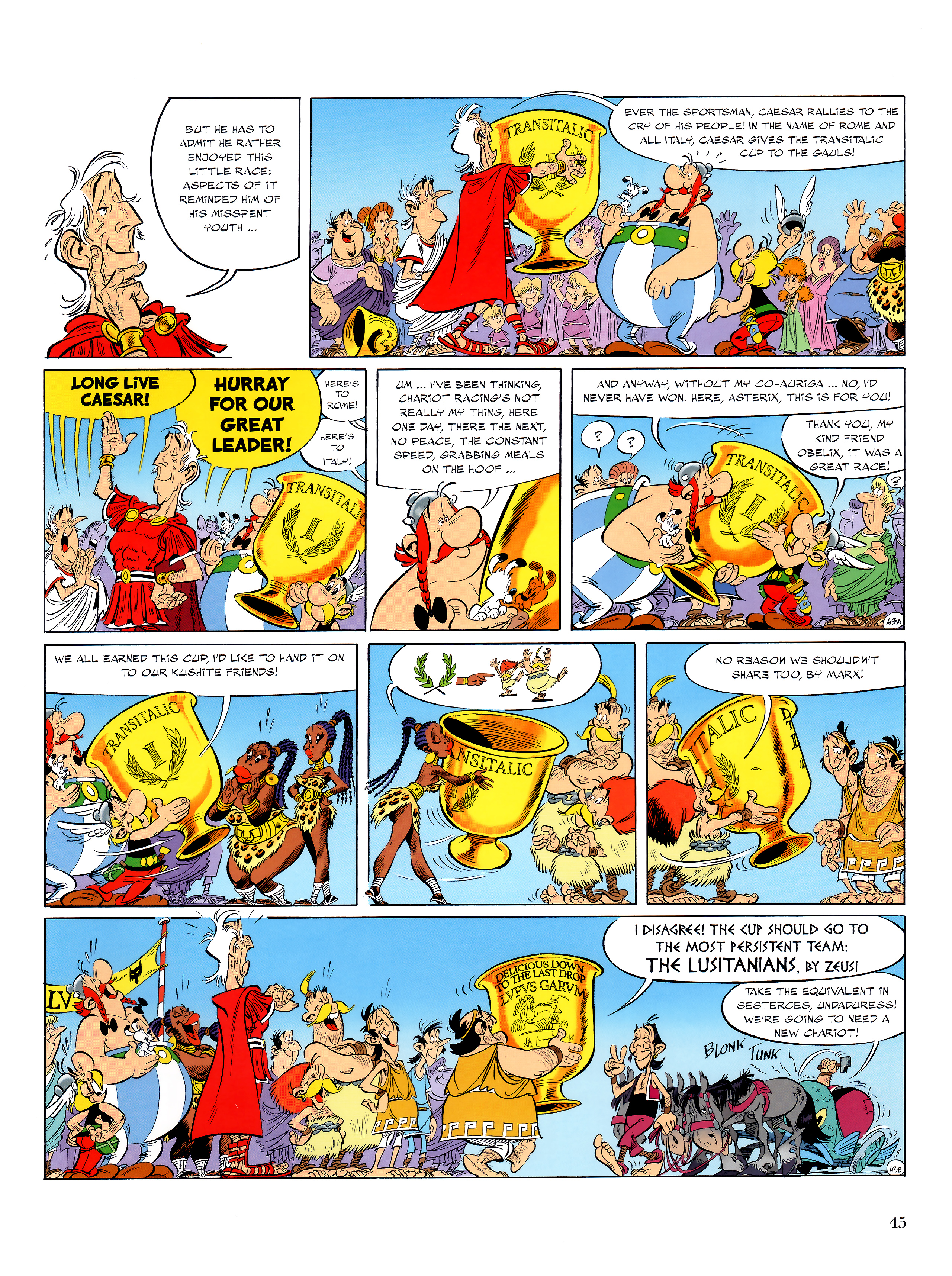 Read online Asterix comic -  Issue #37 - 46