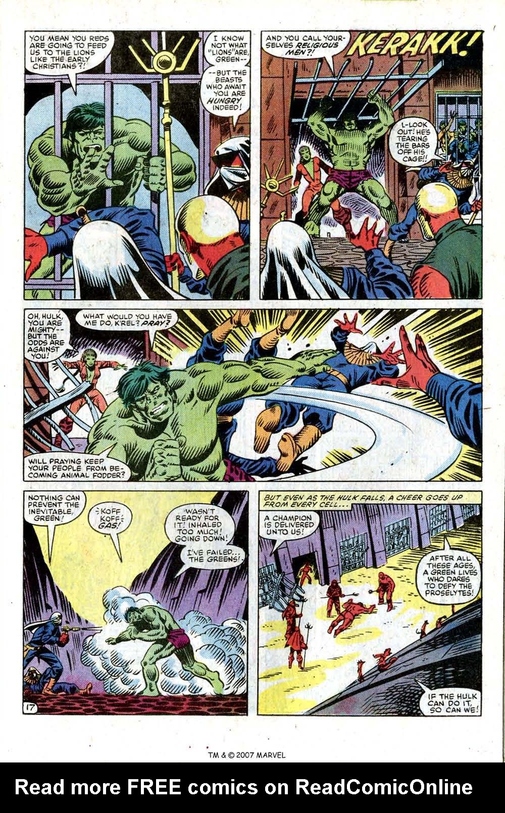 Read online The Incredible Hulk Annual comic -  Issue #12 - 23