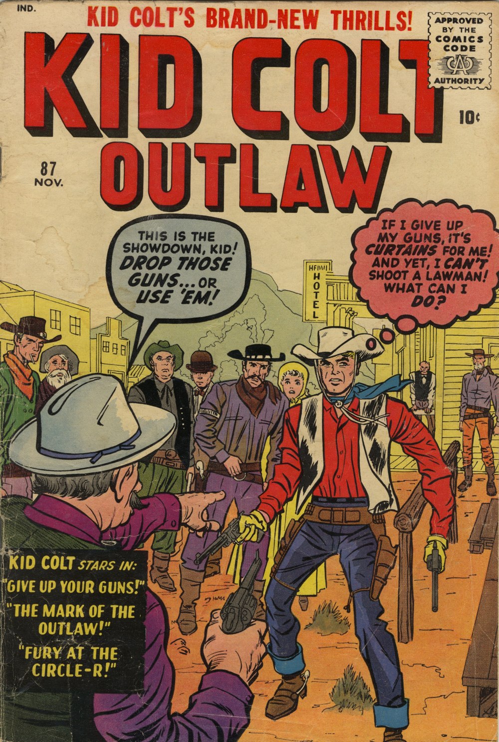 Read online Kid Colt Outlaw comic -  Issue #87 - 1