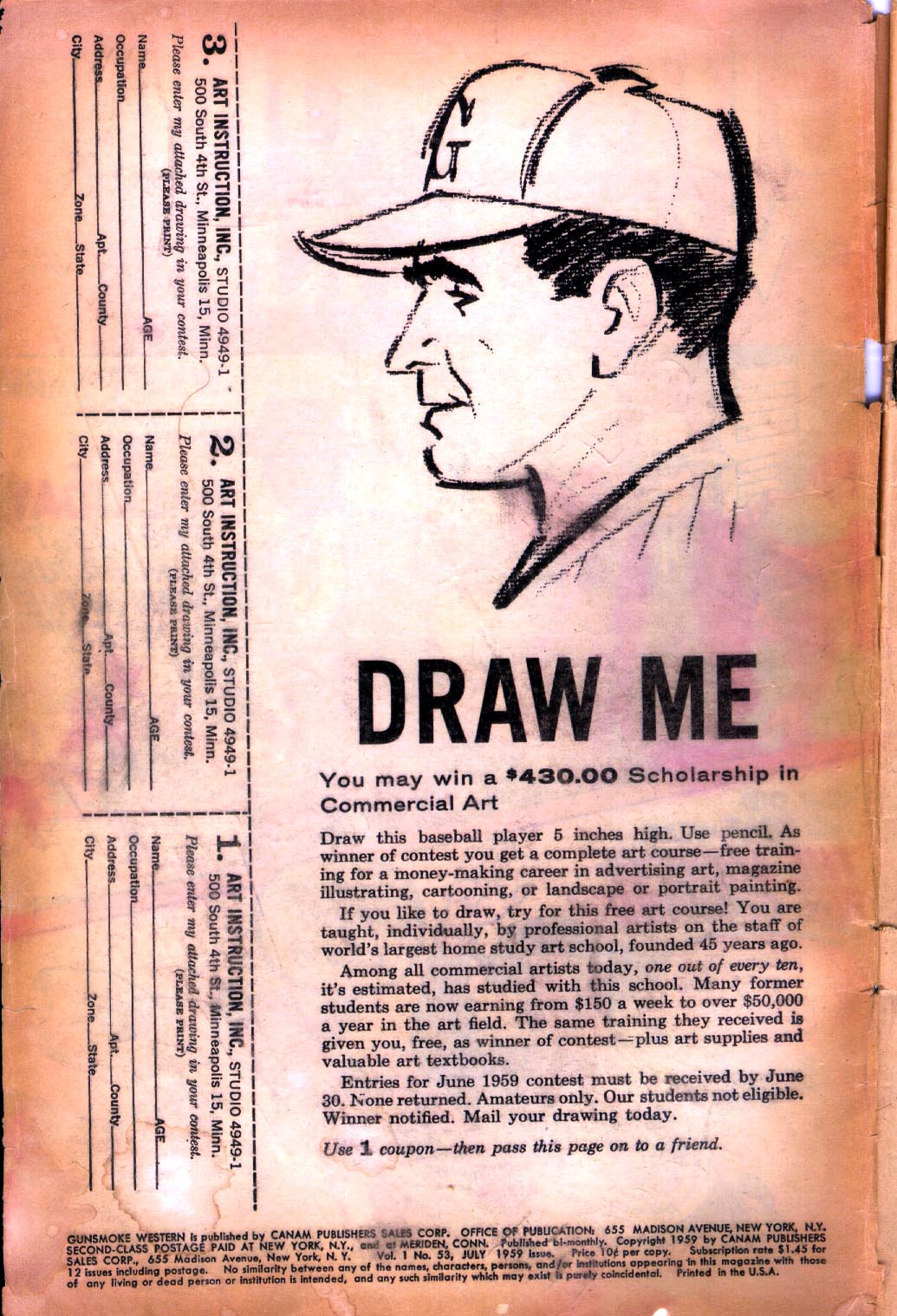 Read online Gunsmoke Western comic -  Issue #53 - 2