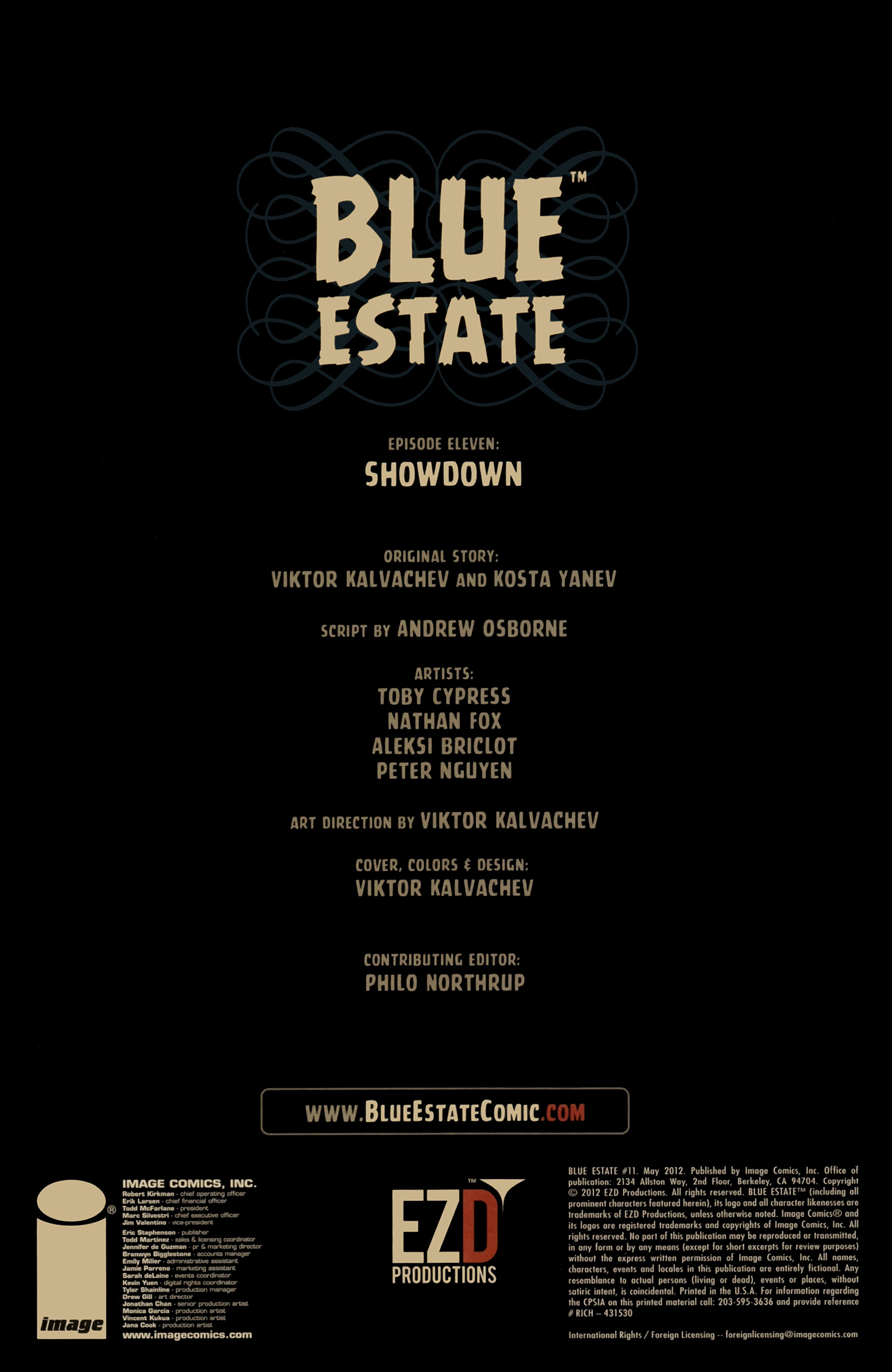 Read online Blue Estate comic -  Issue #11 - 2