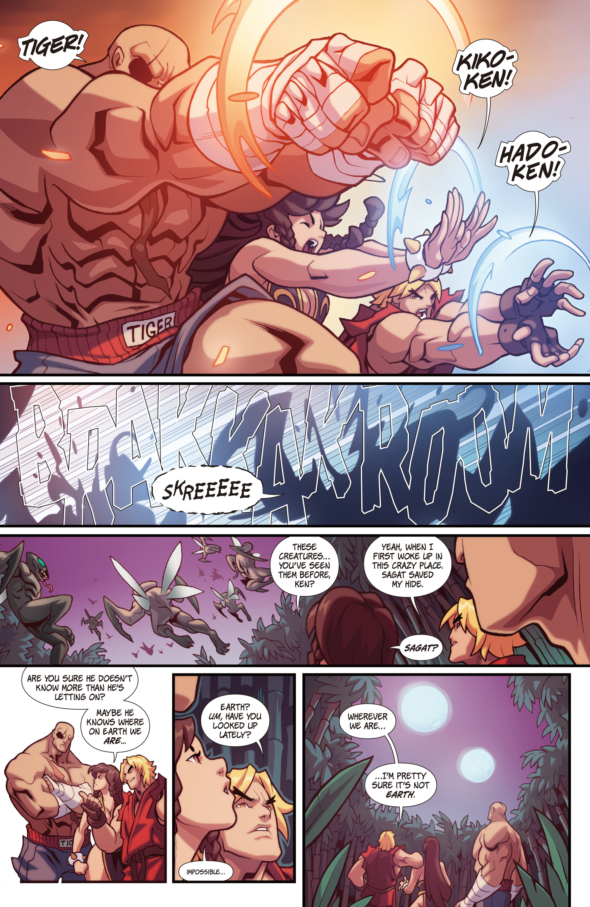 Read online Street Fighter VS Darkstalkers comic -  Issue #1 - 9
