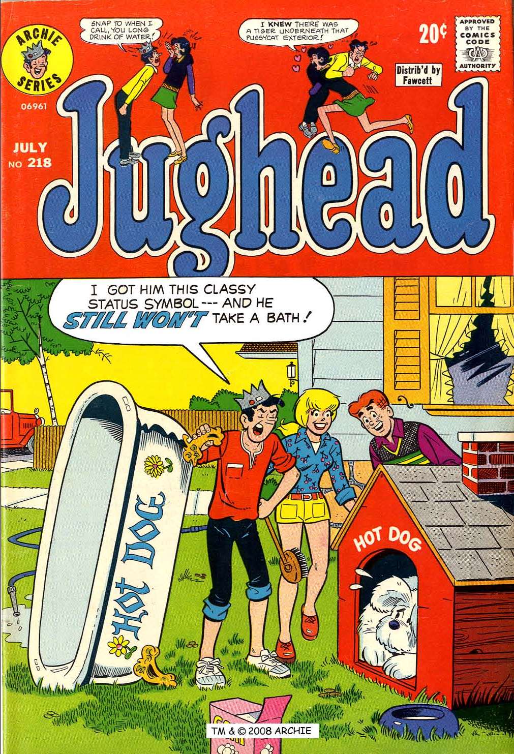 Read online Jughead (1965) comic -  Issue #218 - 1