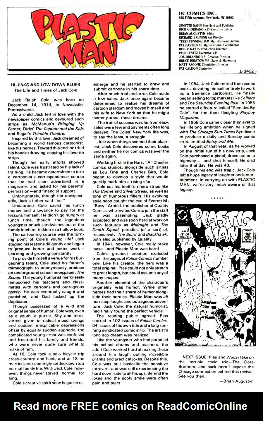 Read online Plastic Man (1988) comic -  Issue #1 - 26