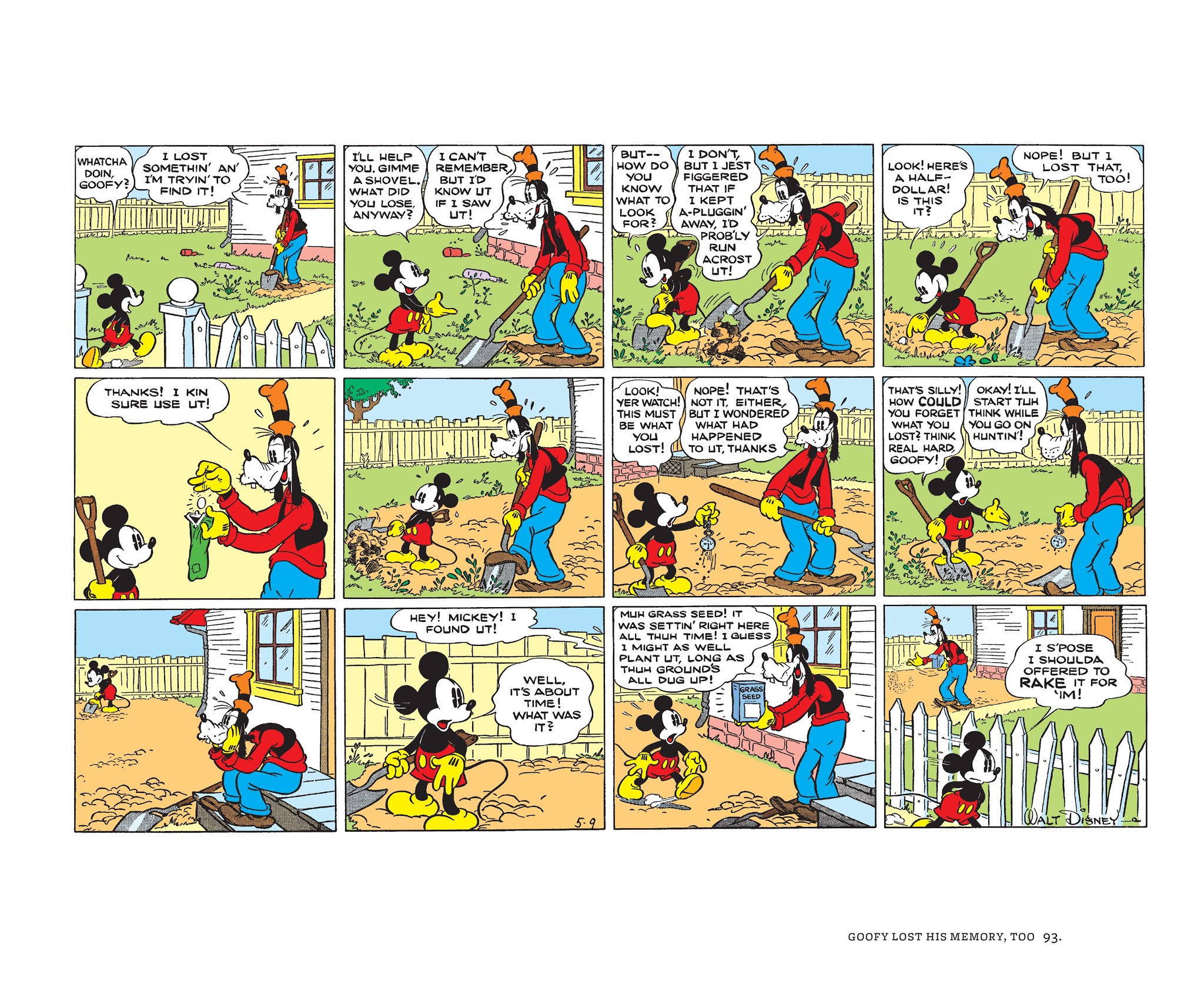 Read online Walt Disney's Mickey Mouse Color Sundays comic -  Issue # TPB 2 (Part 1) - 93