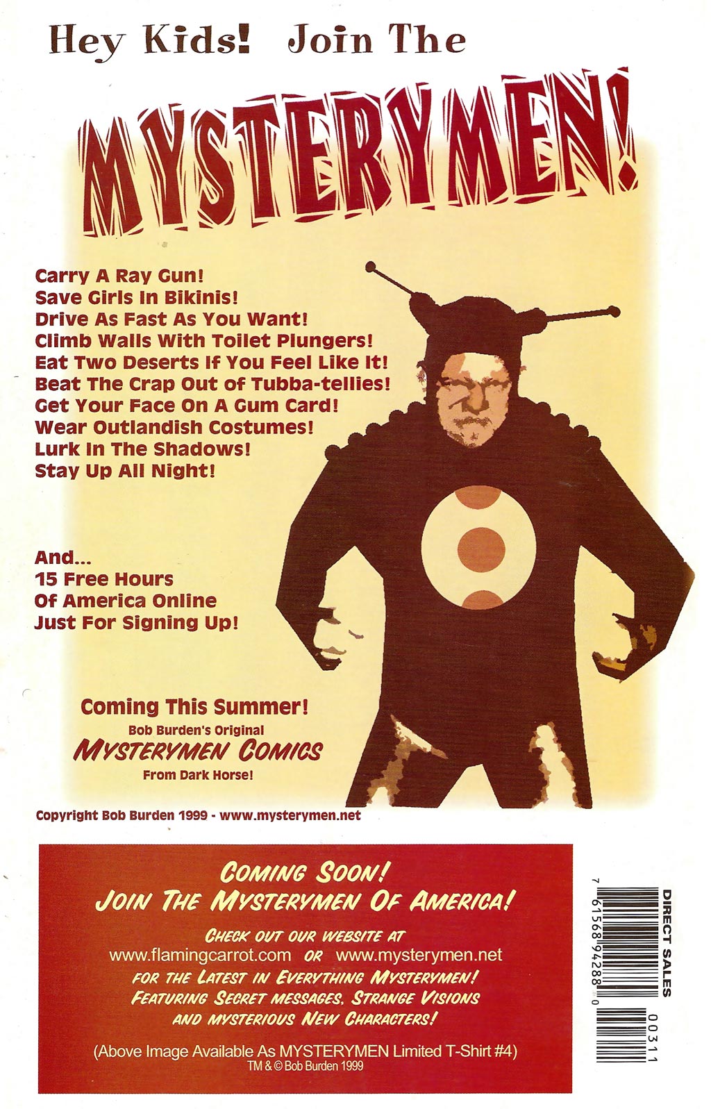 Read online Bob Burden's Original Mysterymen Comics comic -  Issue #3 - 29