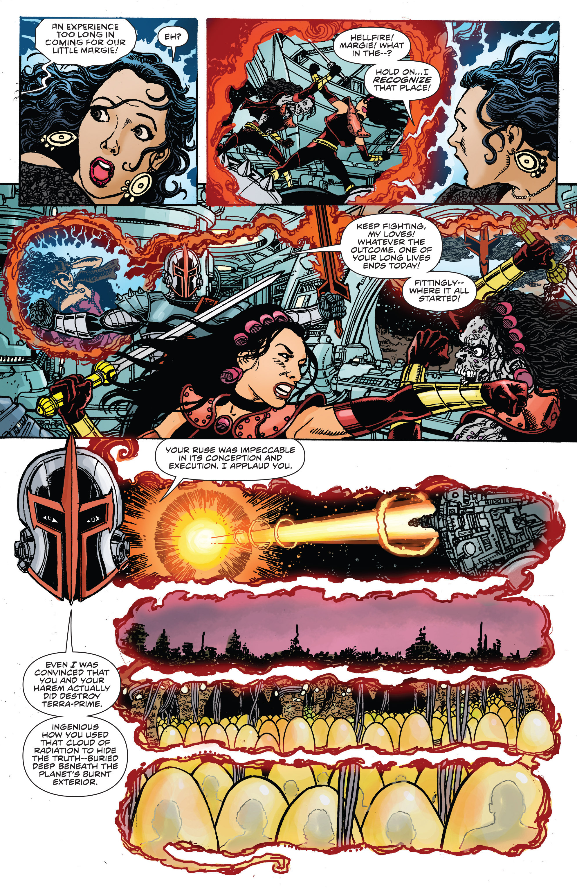 Read online George Pérez's Sirens comic -  Issue #5 - 7