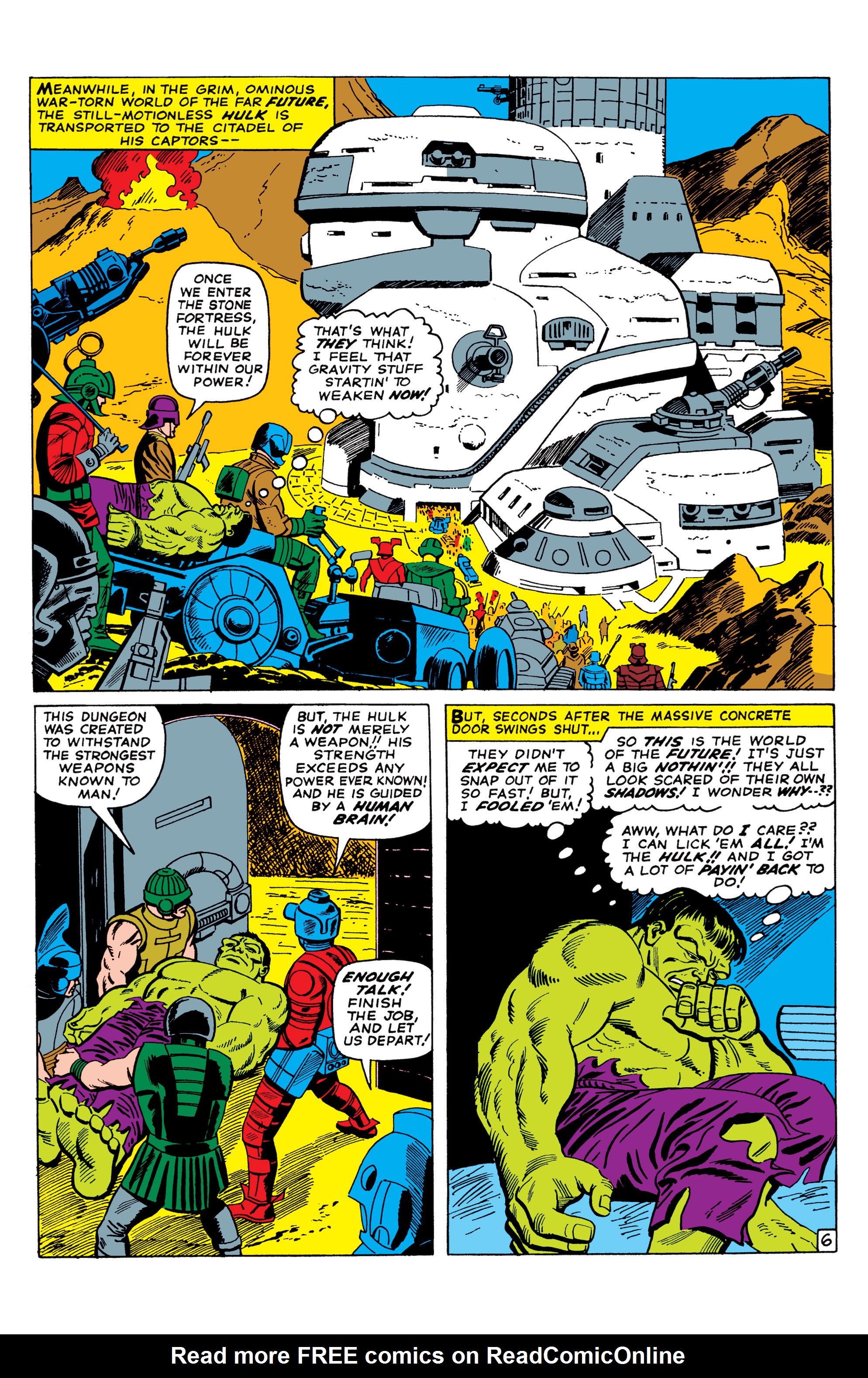 Read online Marvel Masterworks: The Incredible Hulk comic -  Issue # TPB 2 (Part 3) - 6