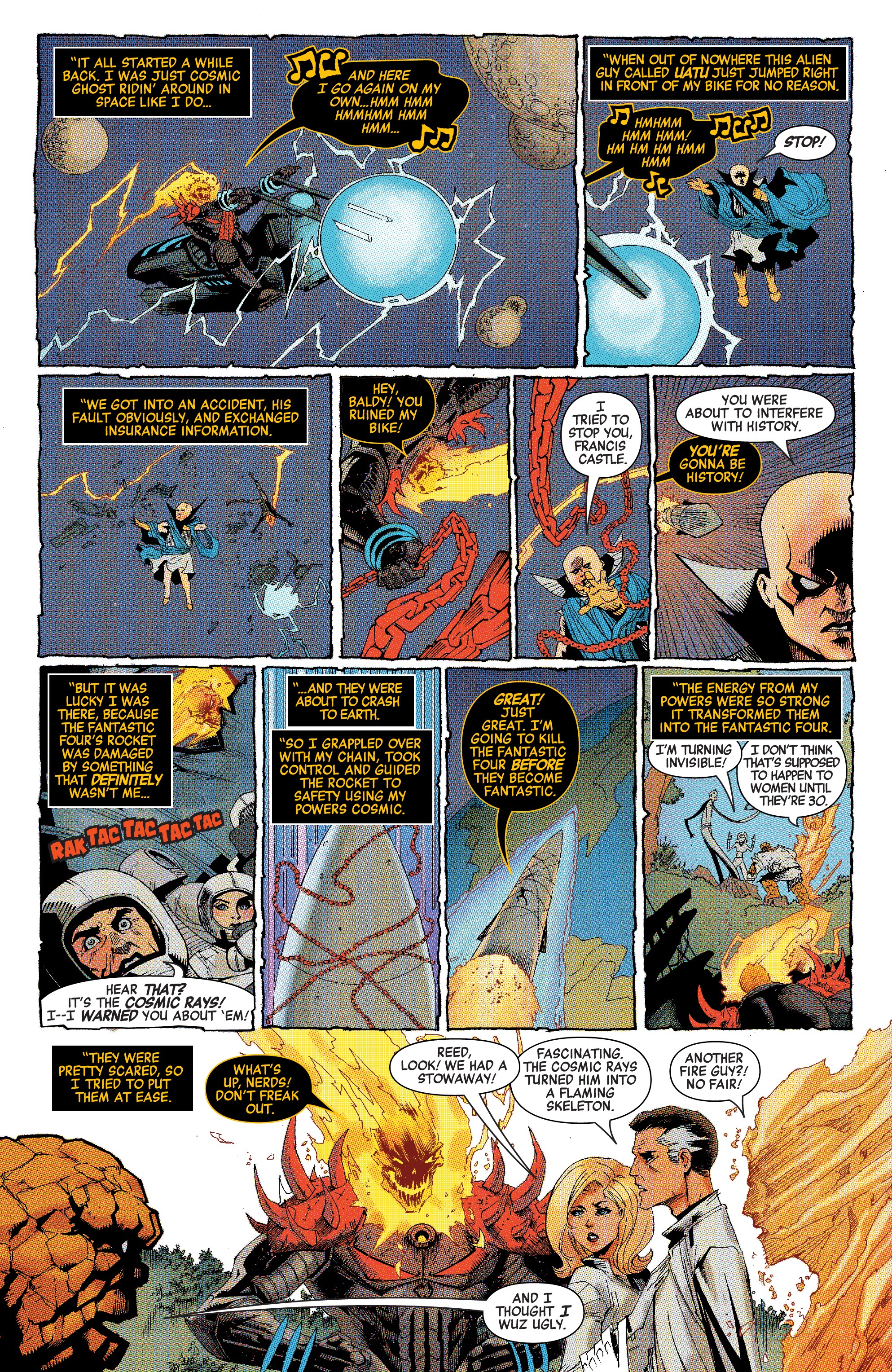Read online Cosmic Ghost Rider Destroys Marvel History comic -  Issue #1 - 9