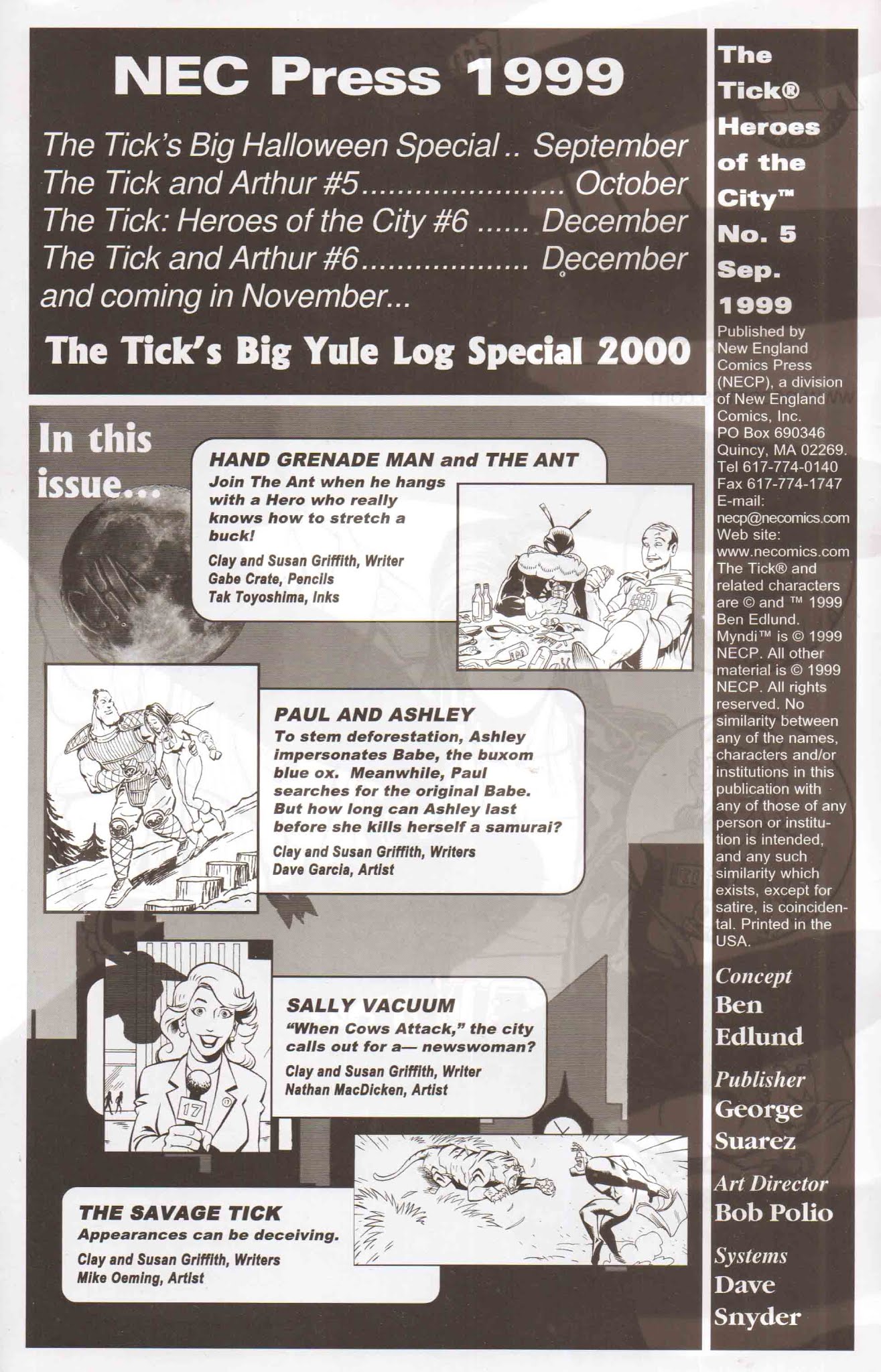 Read online The Tick: Heroes of the City comic -  Issue #5 - 2