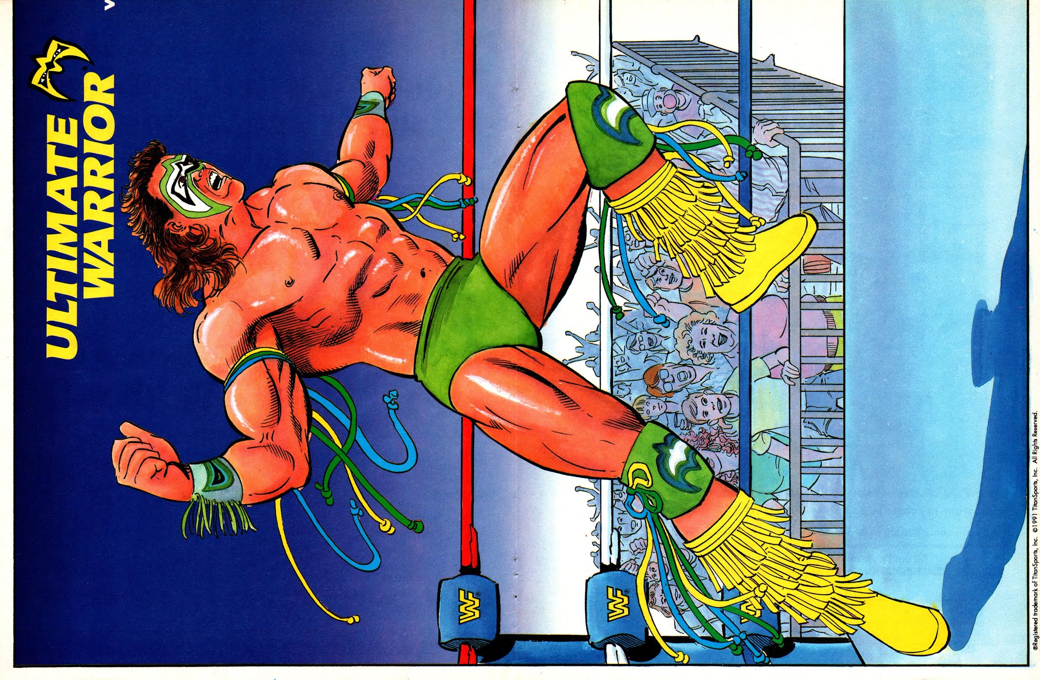 Read online WWF Battlemania comic -  Issue #1 - 70