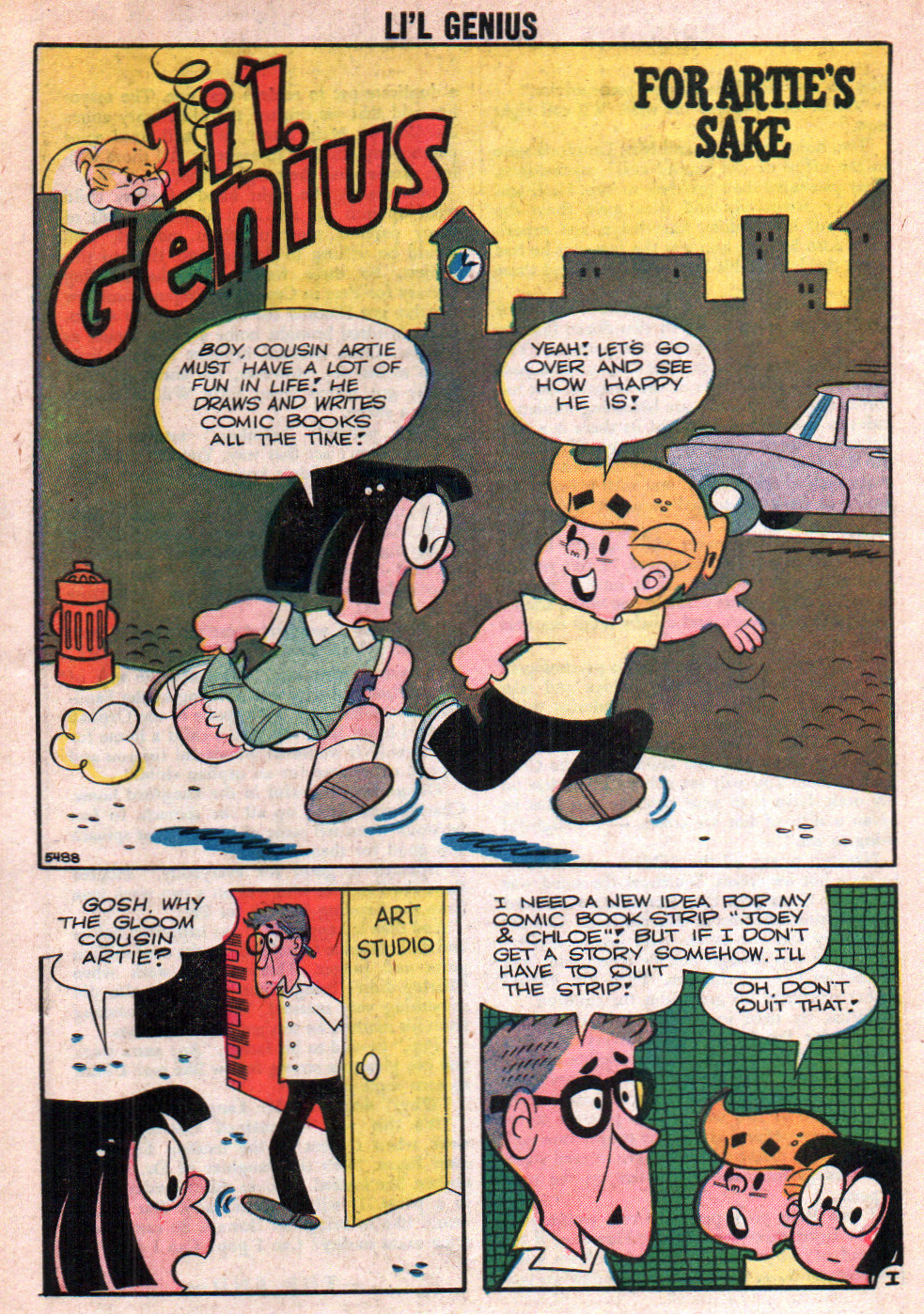 Read online Li'l Genius comic -  Issue #27 - 28