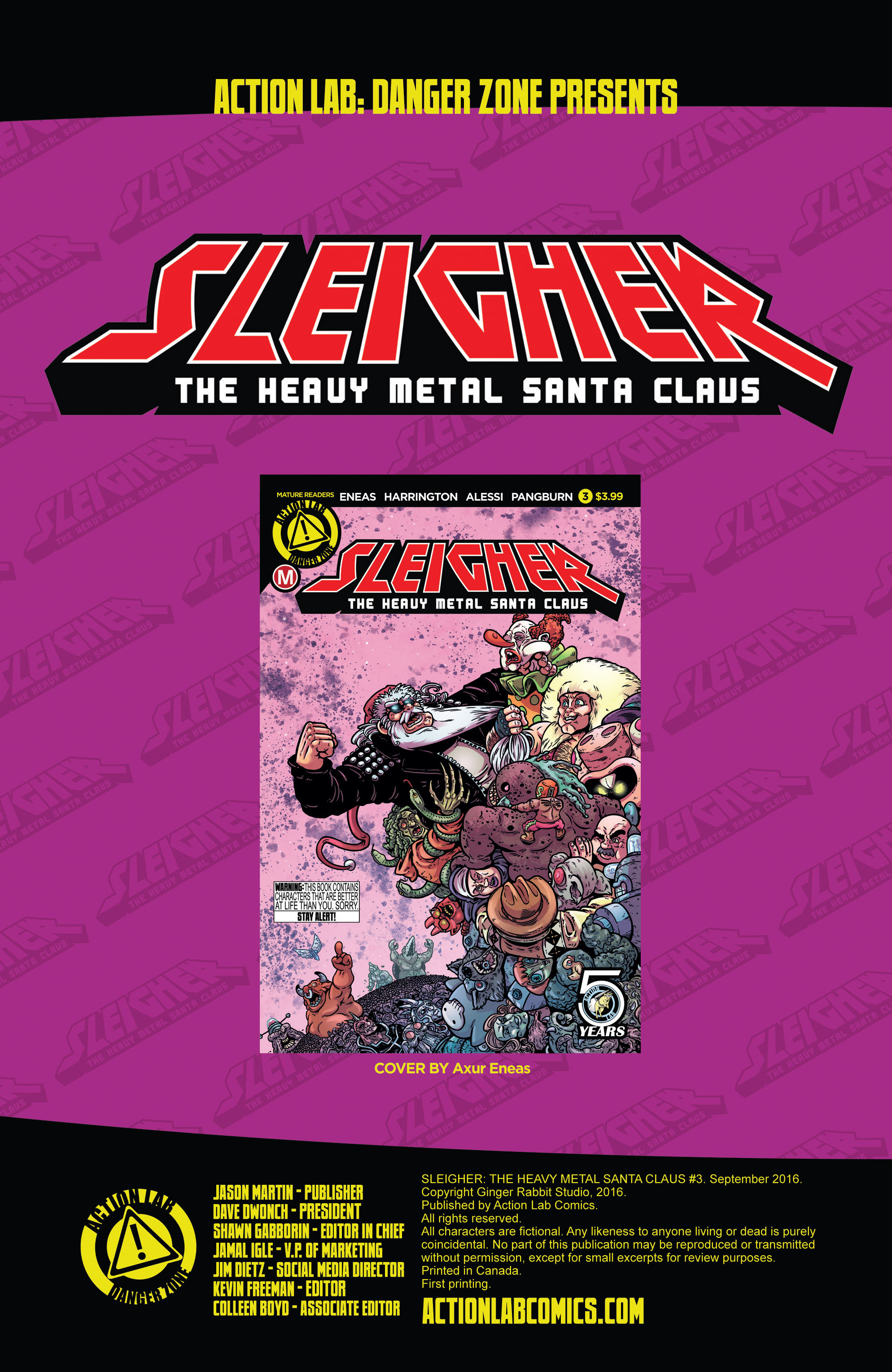 Read online Sleigher comic -  Issue #3 - 2