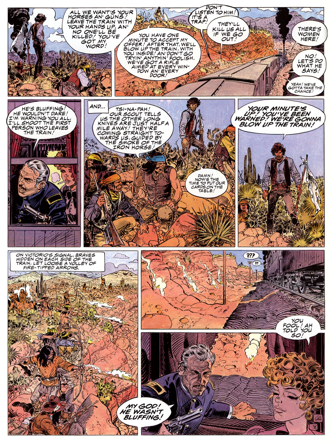 Read online Epic Graphic Novel: Blueberry comic -  Issue #4 - 44