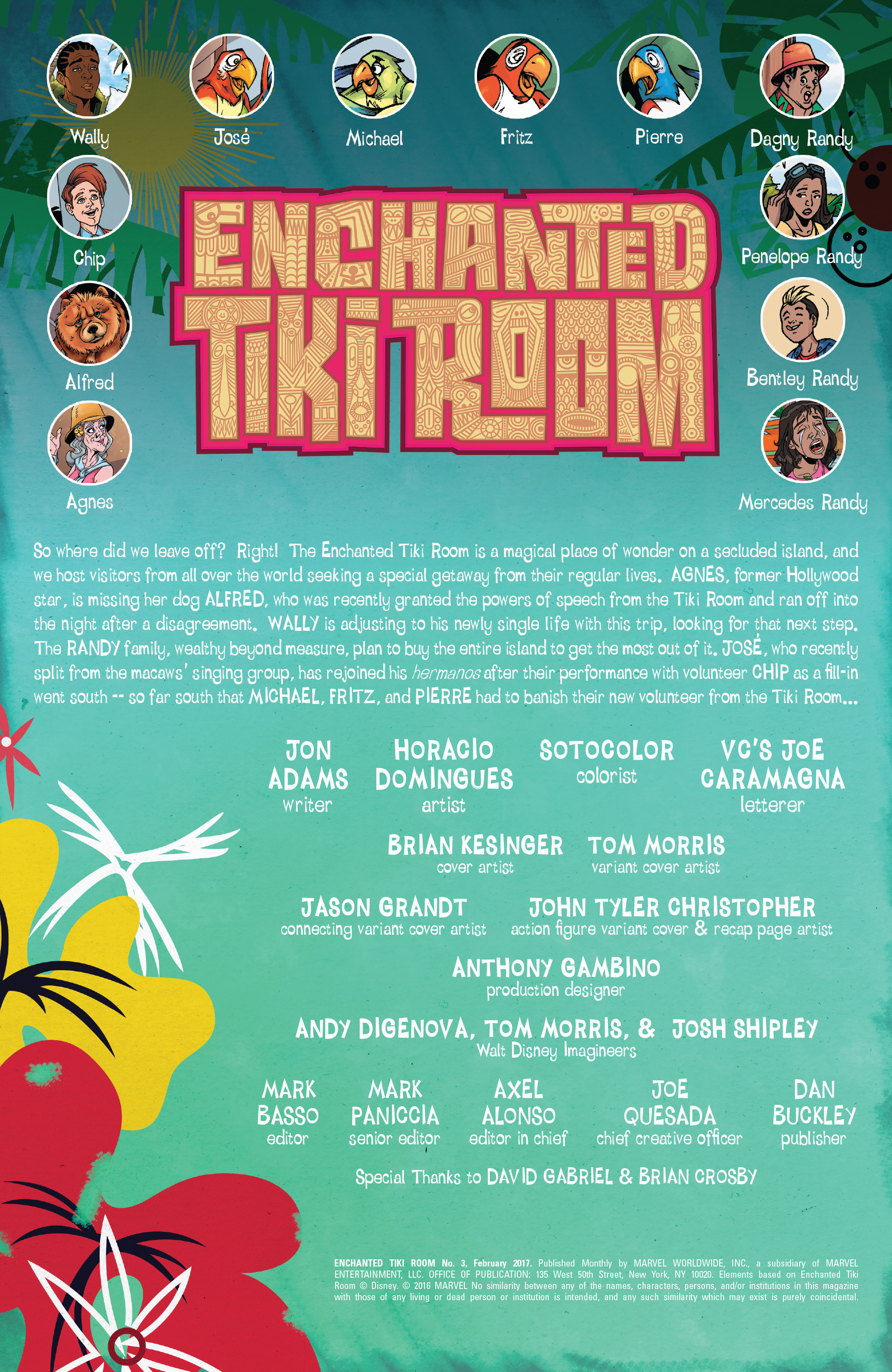 Read online Enchanted Tiki Room comic -  Issue #3 - 2