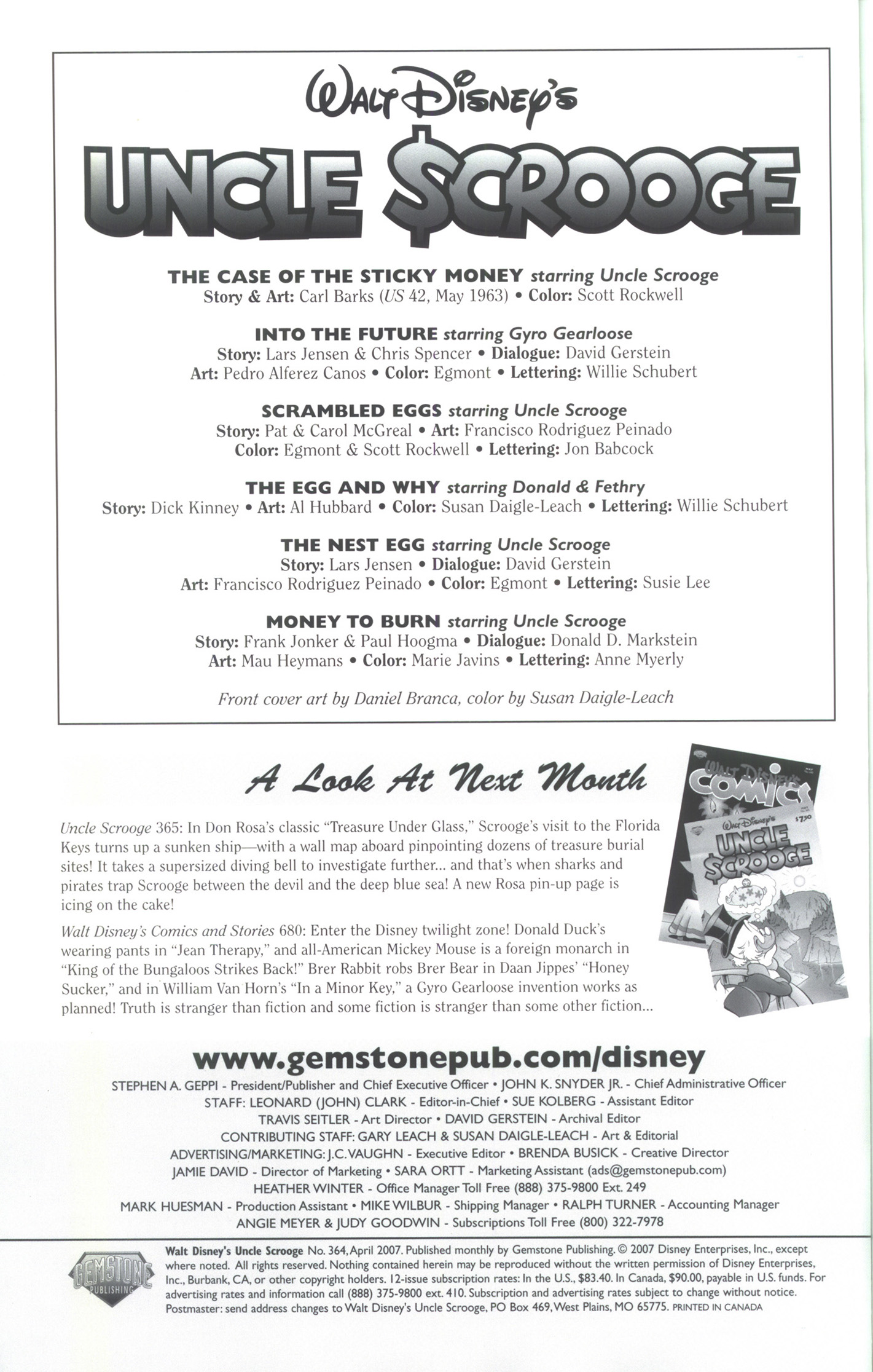 Read online Uncle Scrooge (1953) comic -  Issue #364 - 2