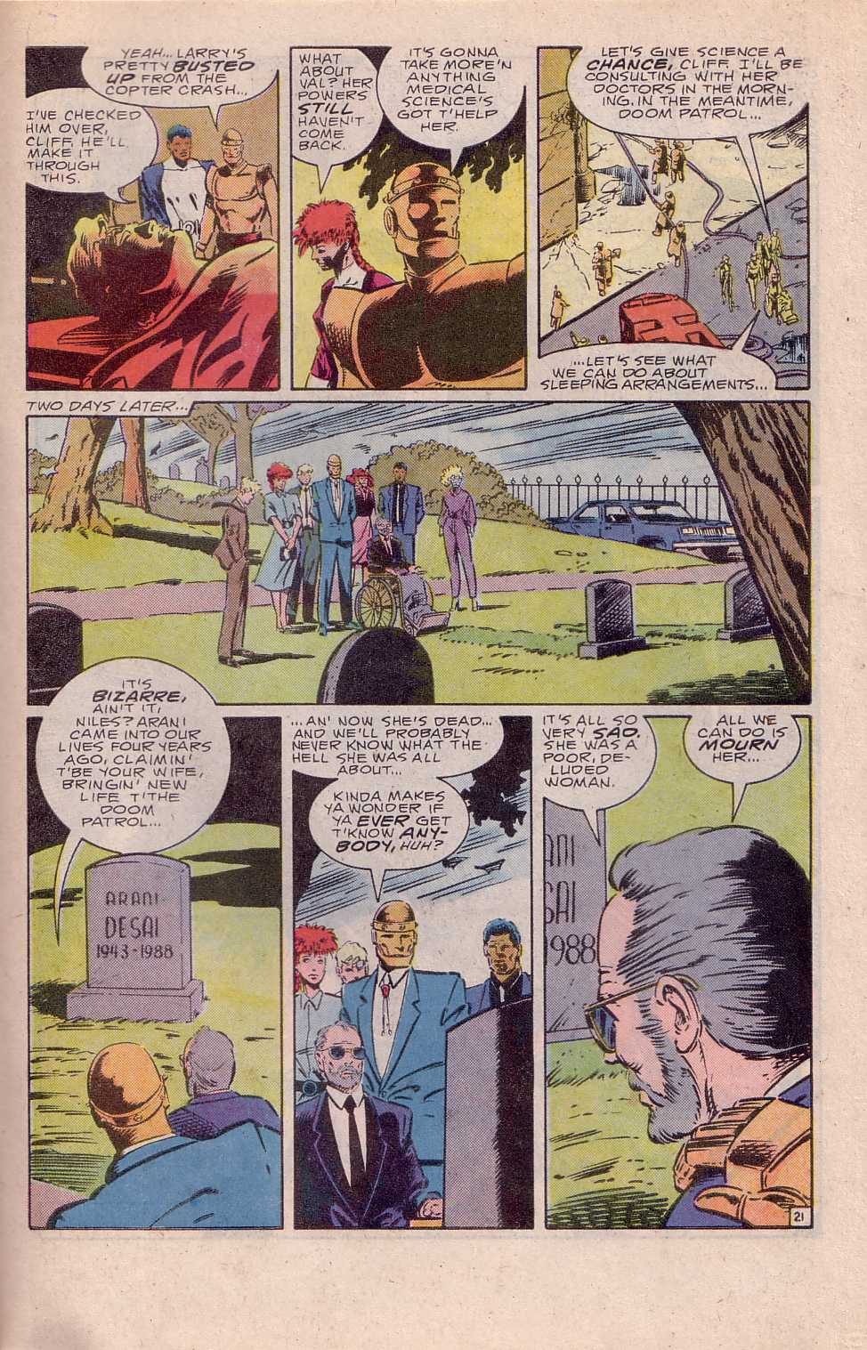 Read online Doom Patrol (1987) comic -  Issue #18 - 22