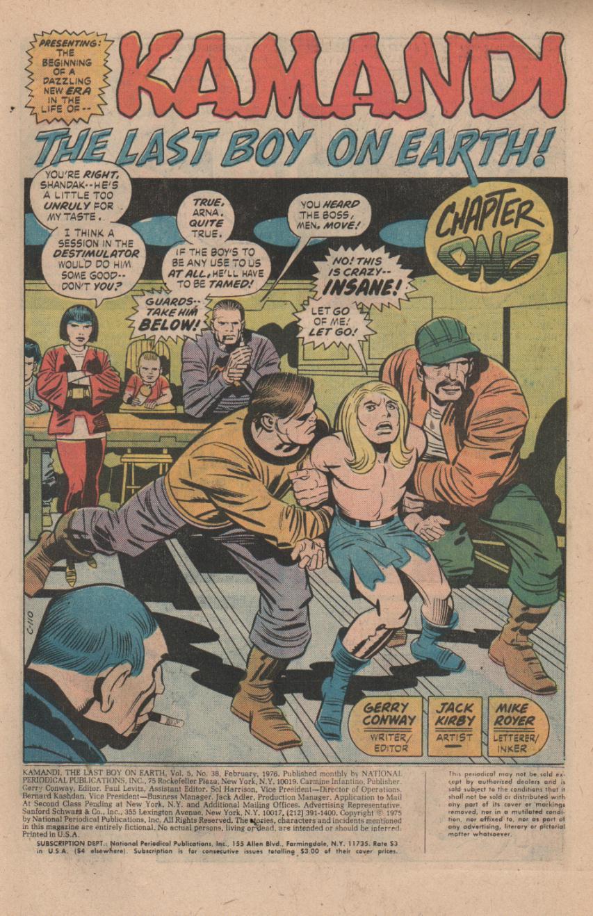 Read online Kamandi, The Last Boy On Earth comic -  Issue #38 - 3