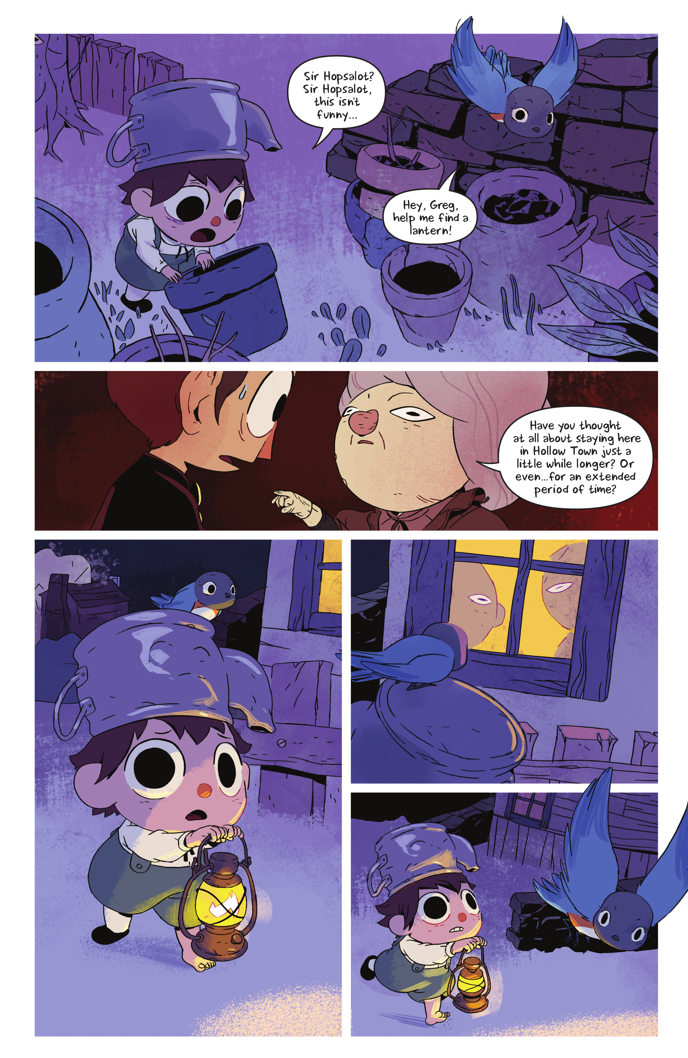 Read online Over the Garden Wall: Hollow Town comic -  Issue # TPB - 64