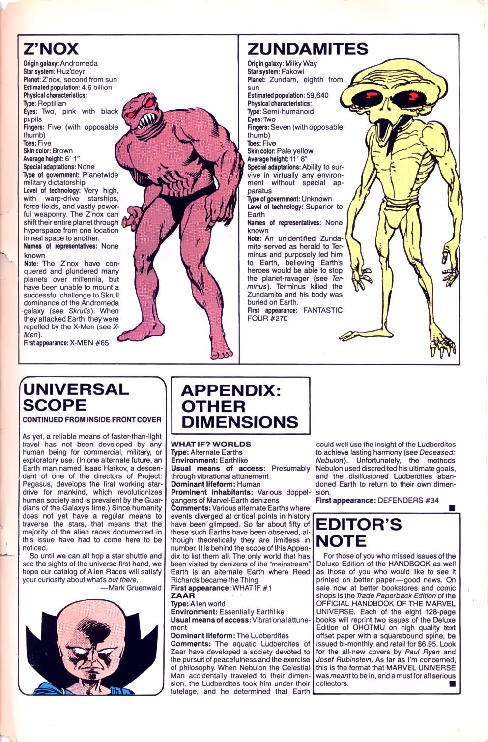 Read online The Official Handbook of the Marvel Universe Deluxe Edition comic -  Issue #15 - 67