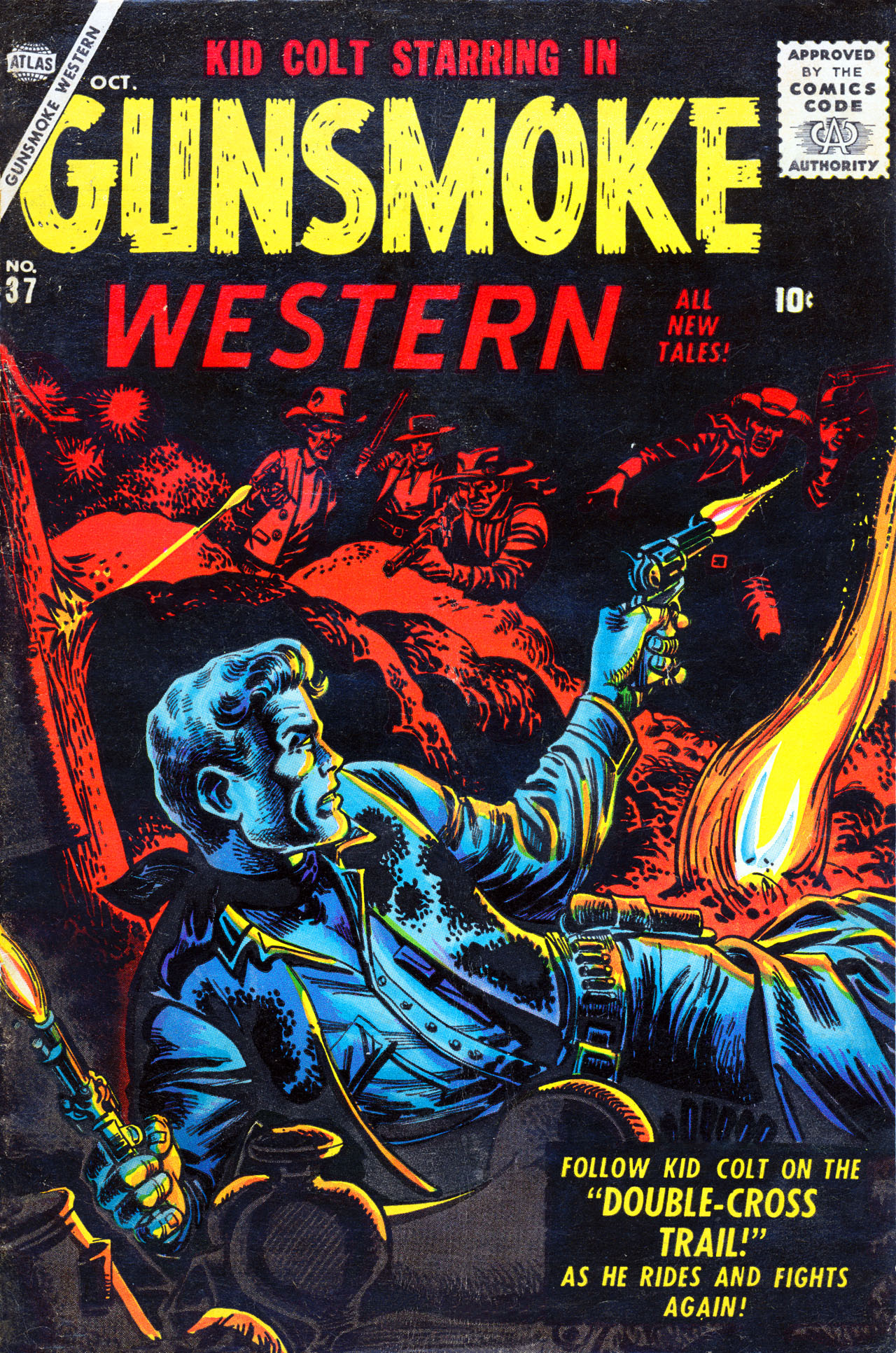 Read online Gunsmoke Western comic -  Issue #37 - 1
